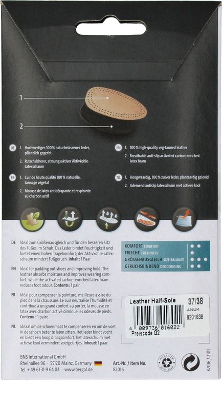 Durlinger Bergal Leather Half-Sole