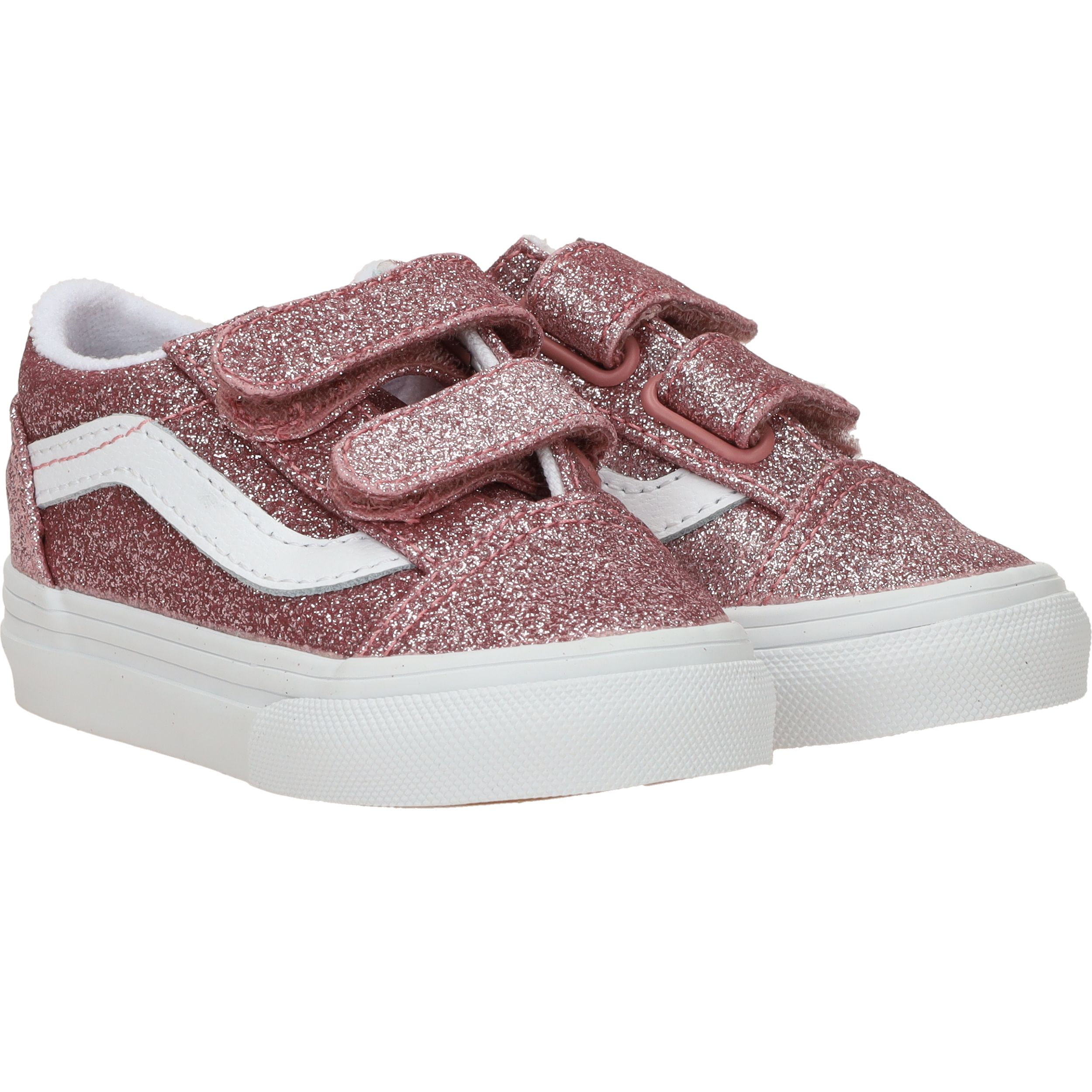 Durlinger Vans Old Skool V Glitter Rose Gold