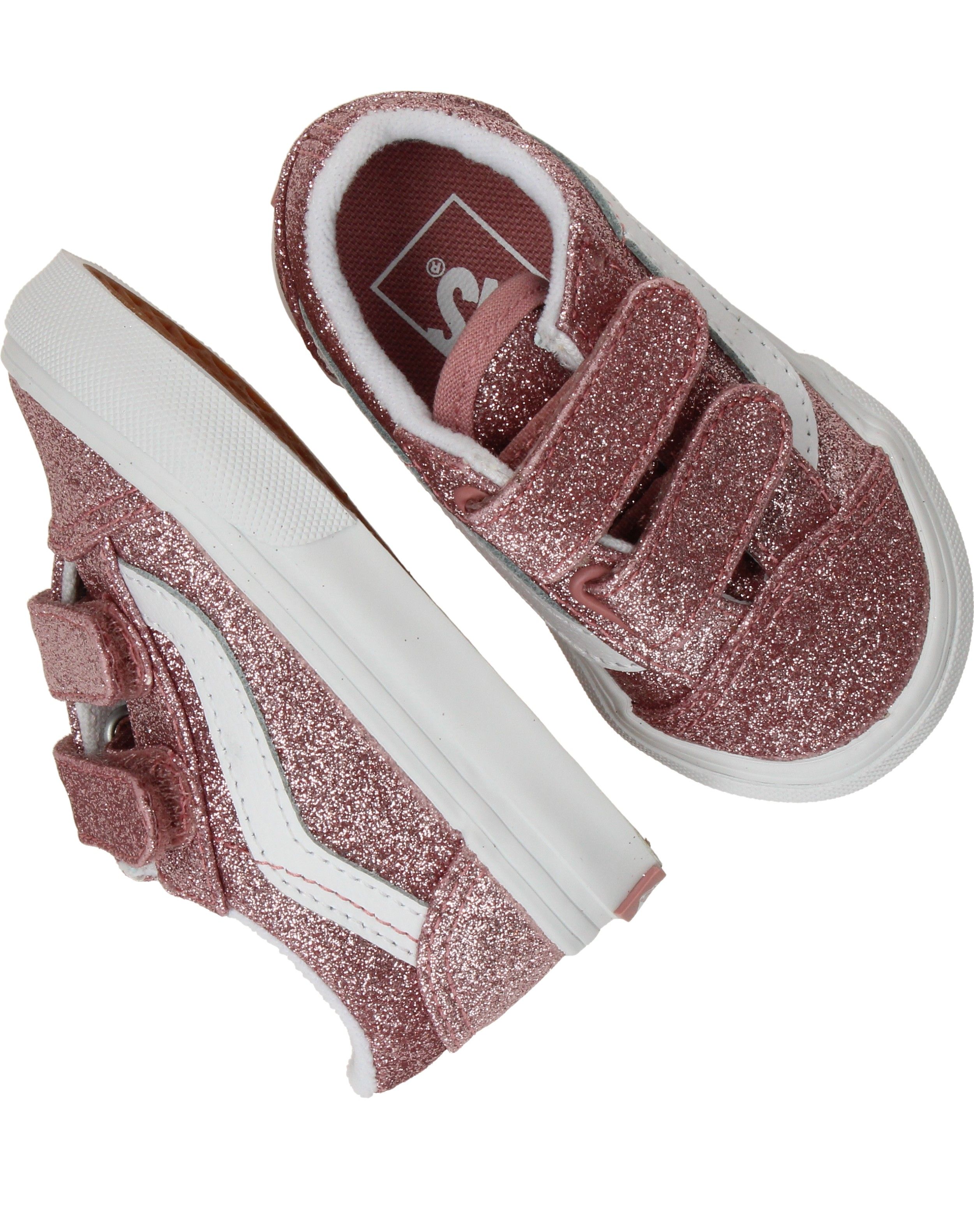 Durlinger Vans Old Skool V Glitter Rose Gold