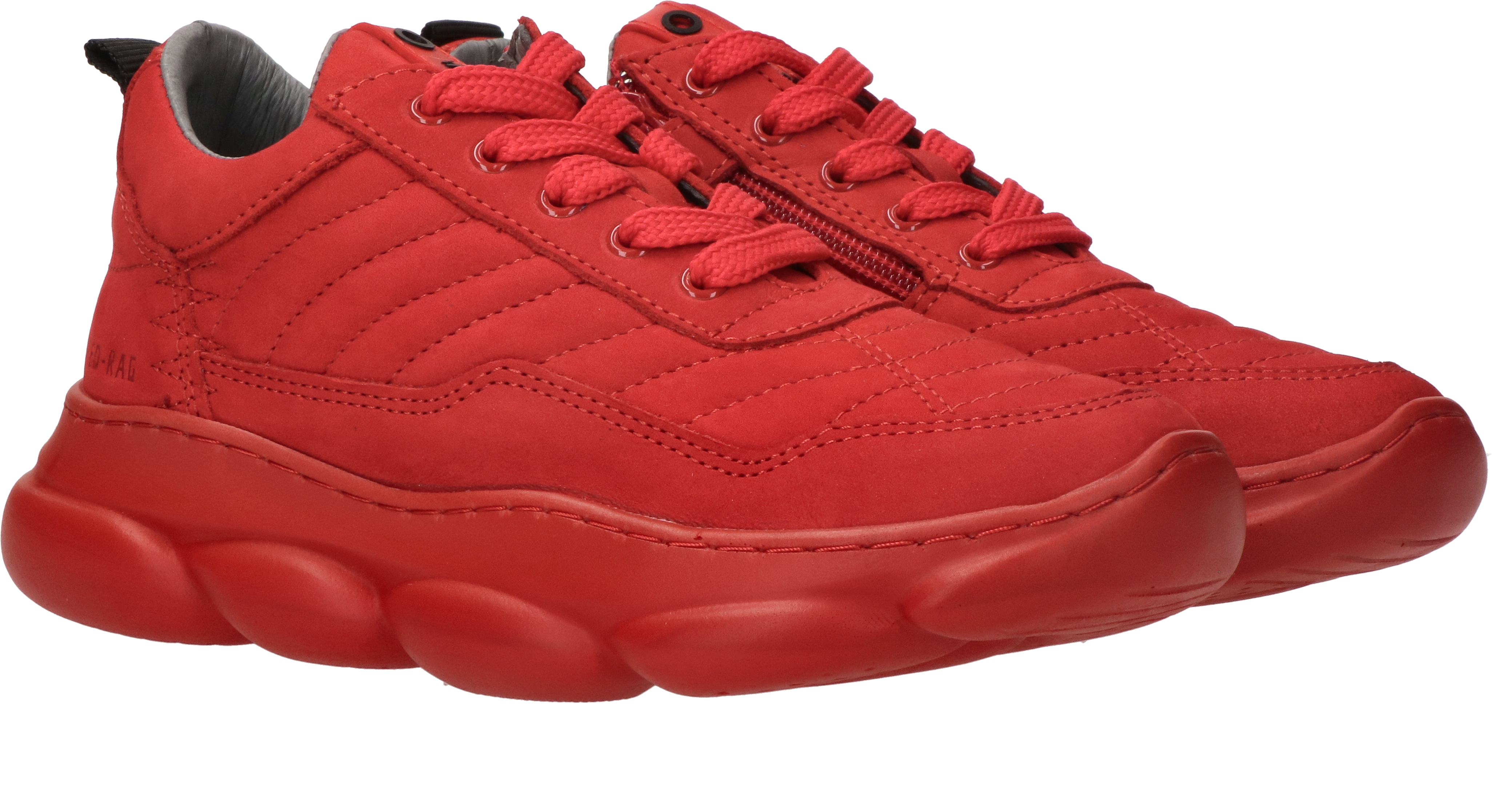 Red rag rode sneaker sale