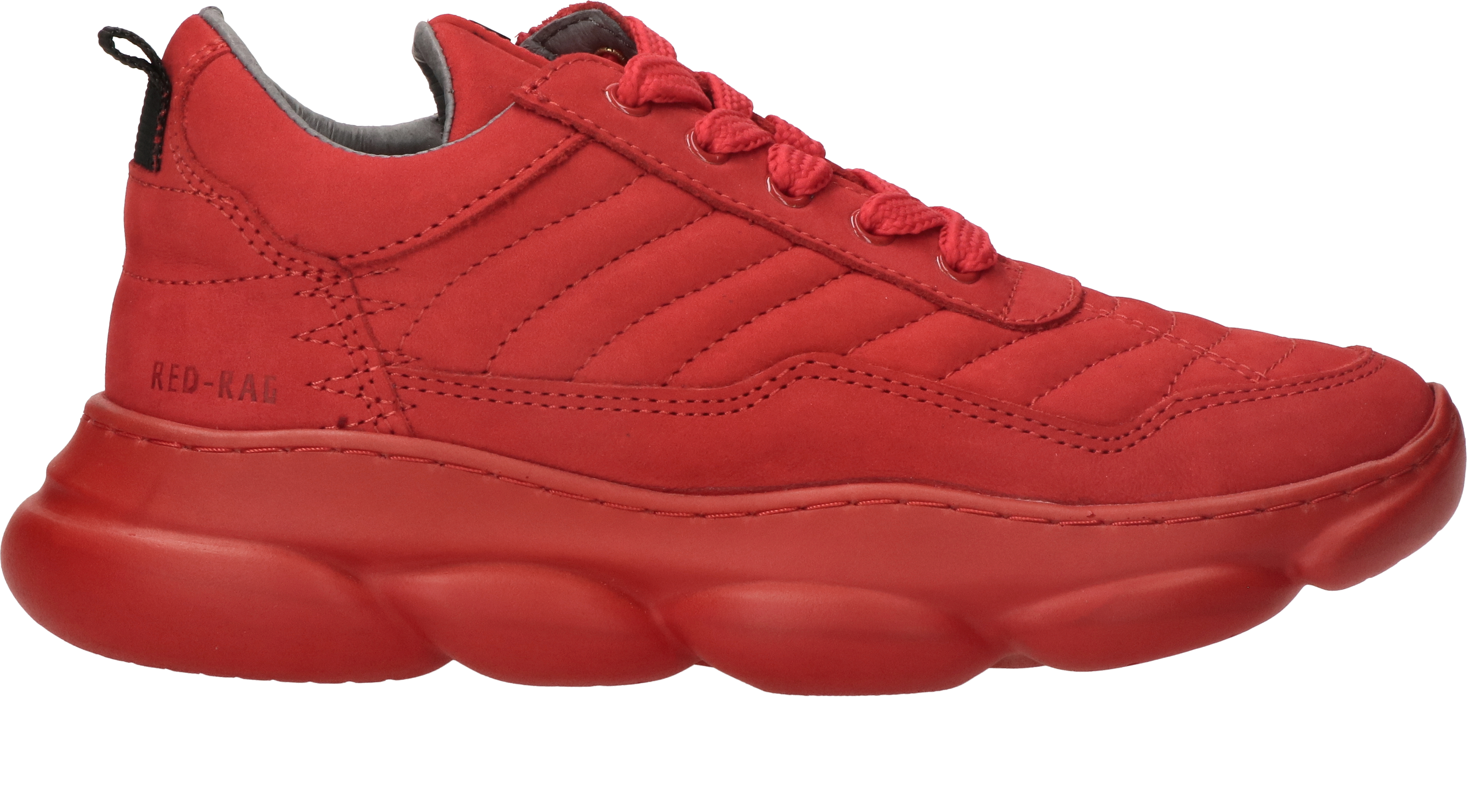 Red Rag 13541 - Kinderen Lage schoenenJongens - Kleur: Rood - Maat: 40