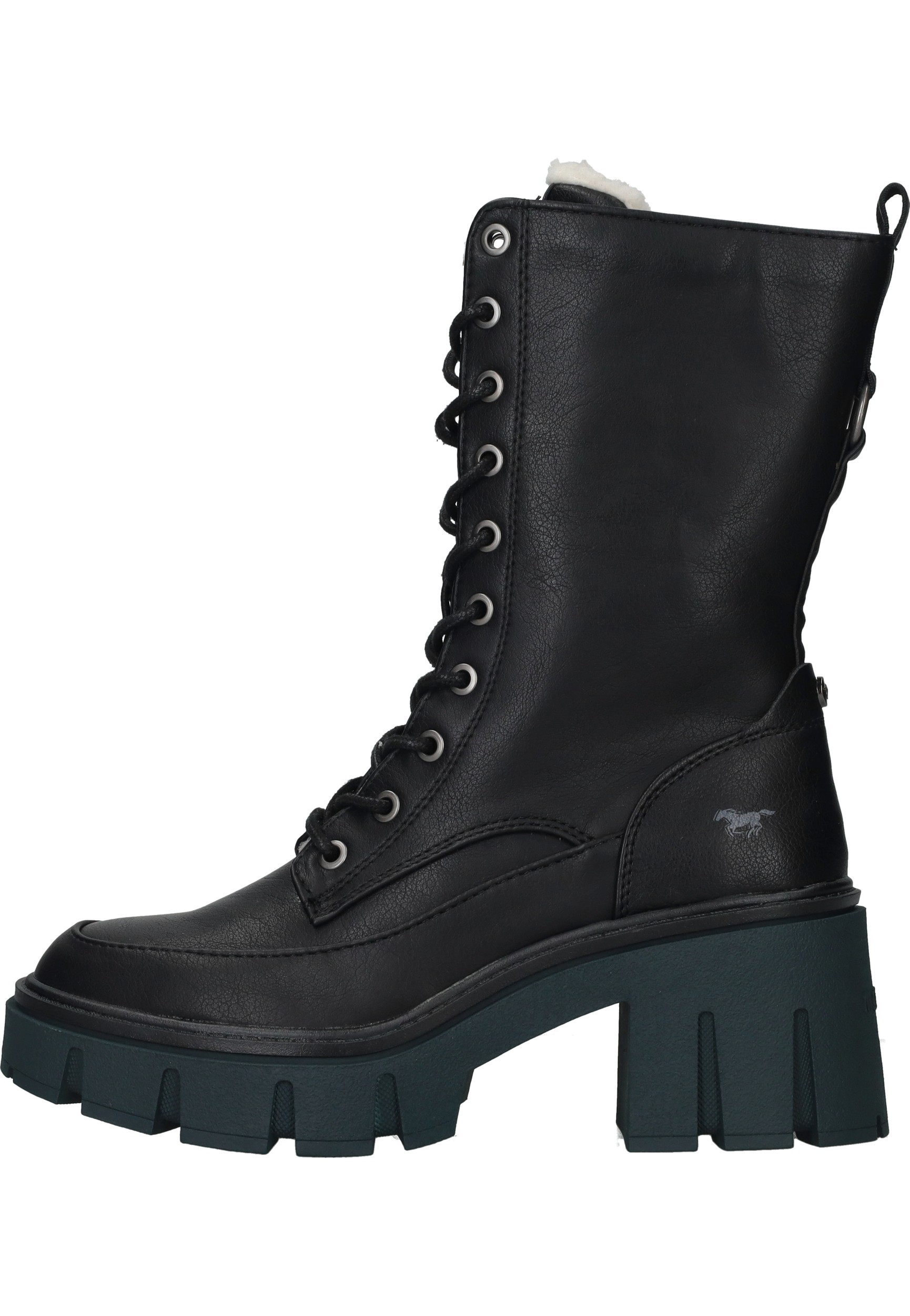 Mustang Veterboot Dames Zwart