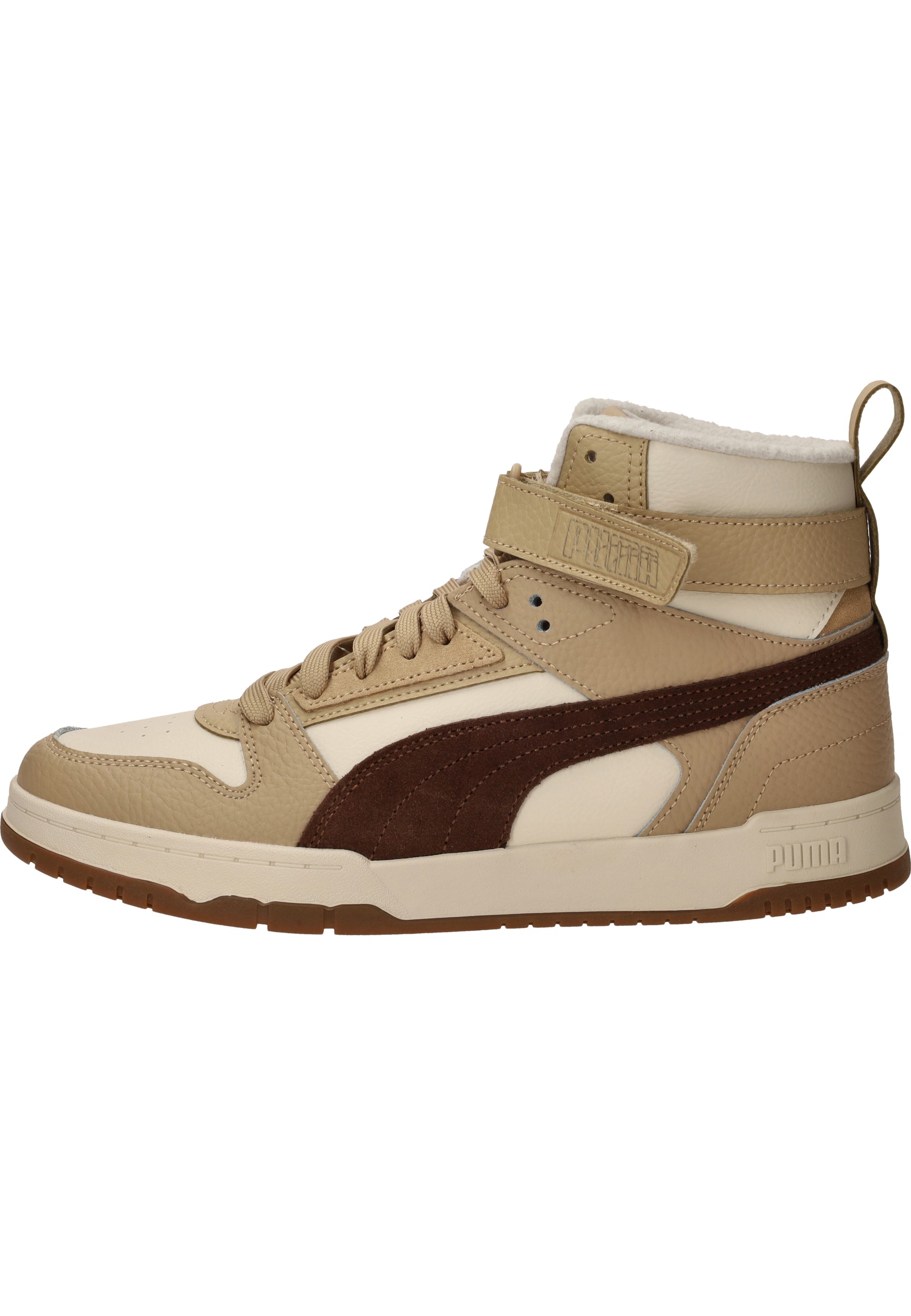 PUMA RBD Game WTR Unisex Sneakers - Alpine Snow-Haute Coffee-Puma Team Gold - Maat 46