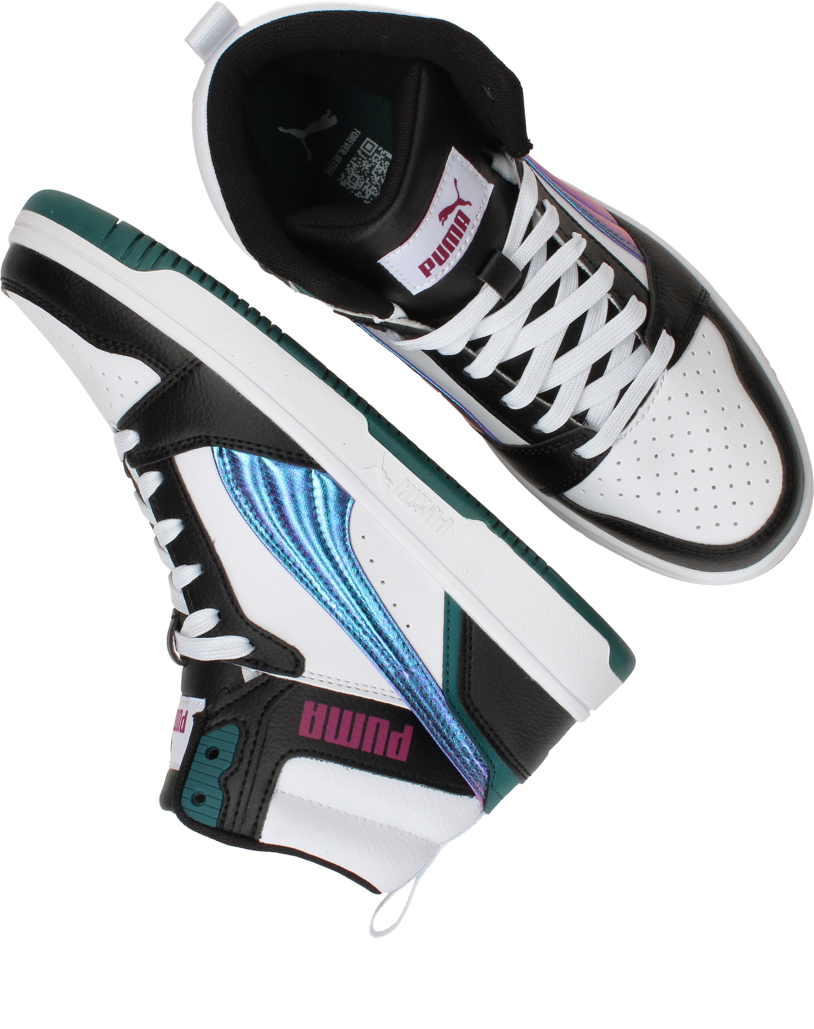 Puma Rebound V6 Mid Bouncy Sky JR, Wit (4)