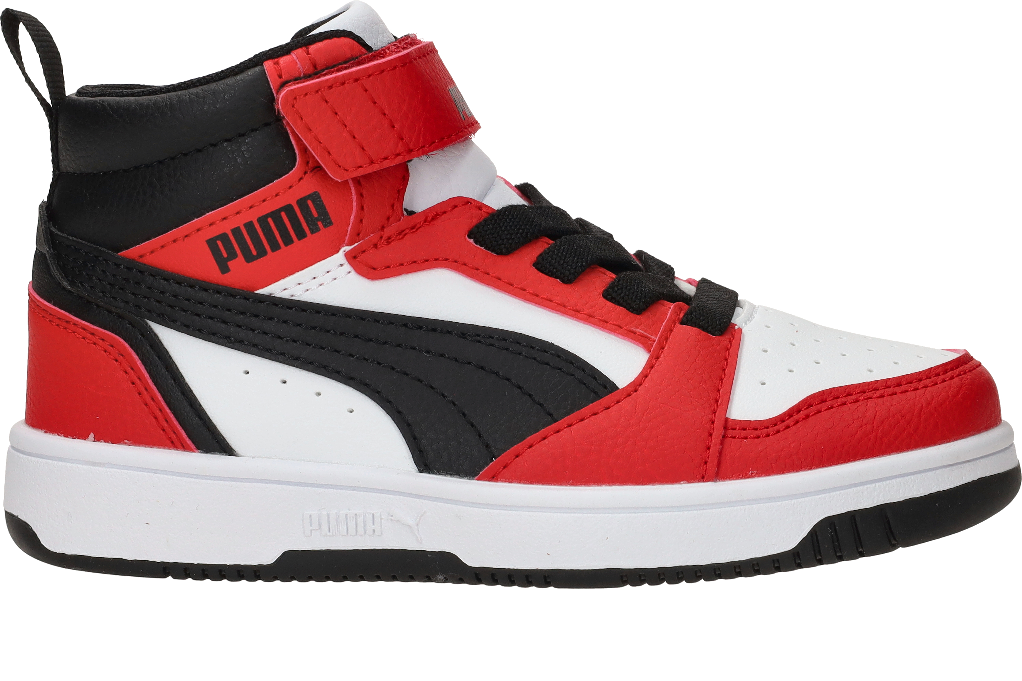 Puma Rebound V6 Mid Sneakers Jongens Rood