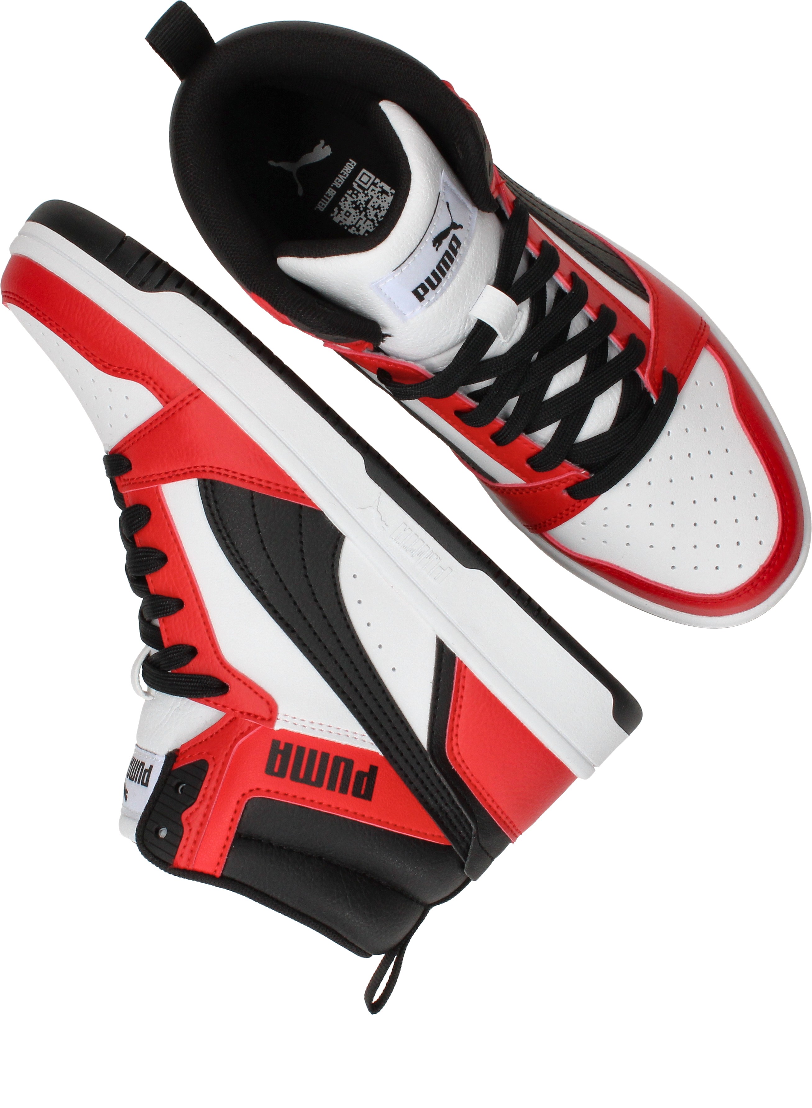 Puma Rebound V6 Mid, Rood (4)