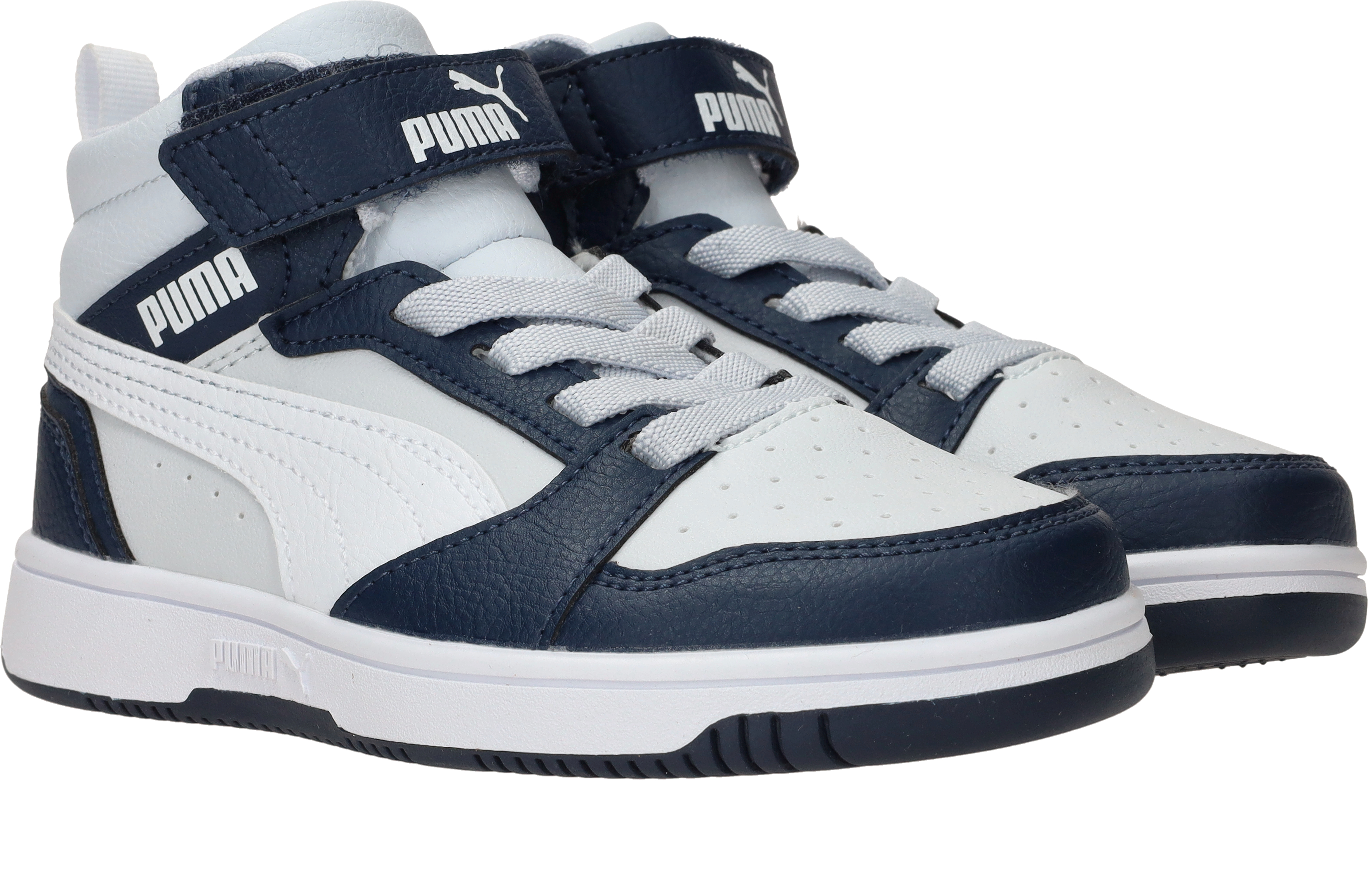 Puma Rebound V6 Mid, Blauw (2)