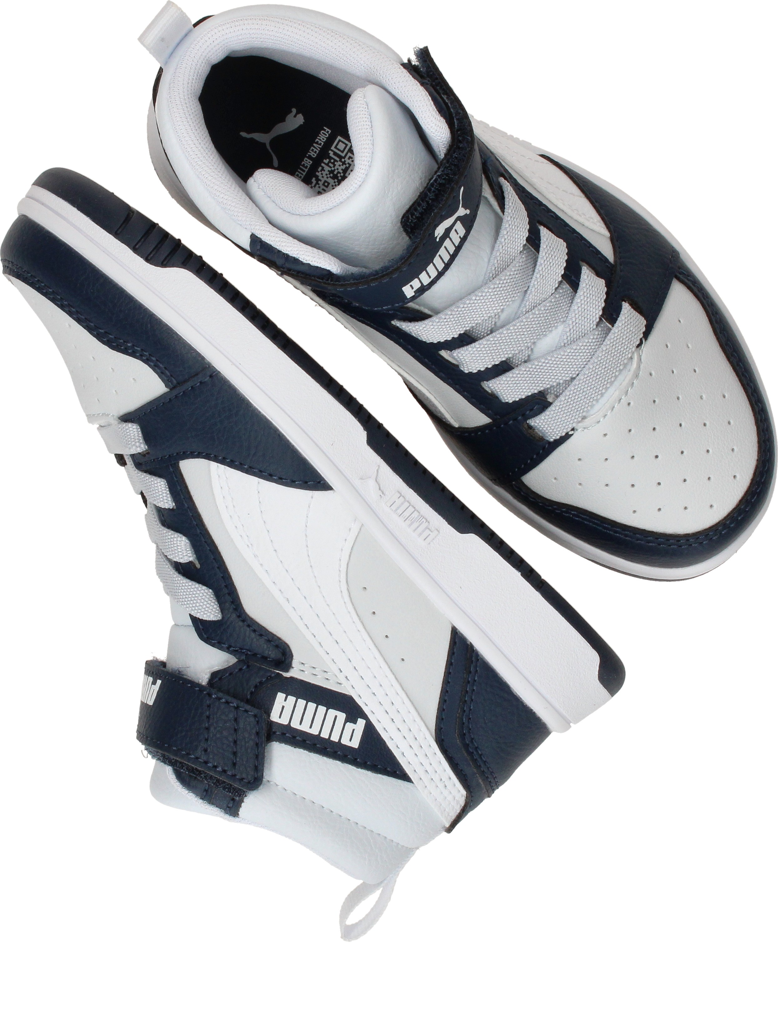 Puma Rebound V6 Mid, Blauw (4)