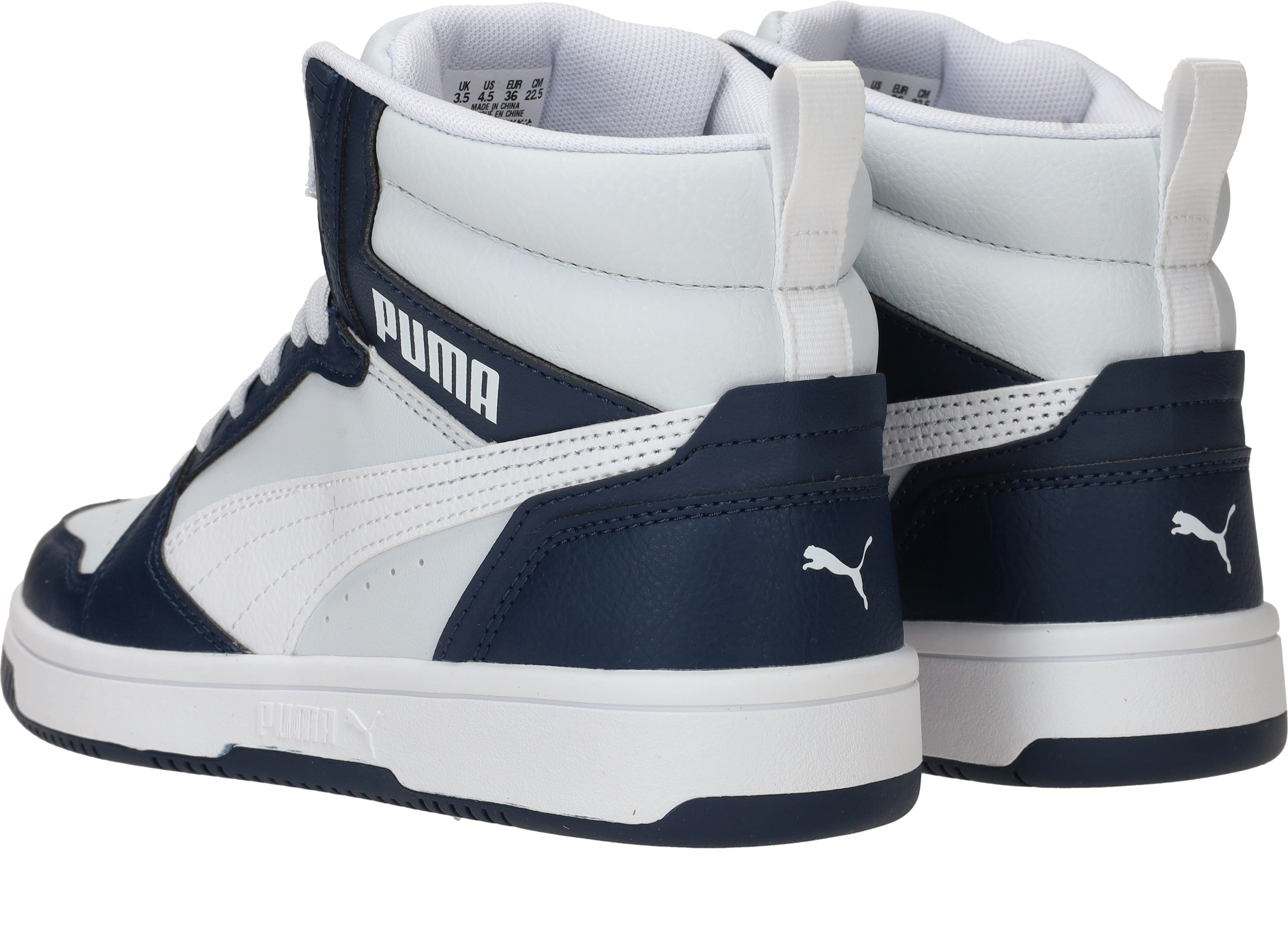 Puma Rebound V6 Mid, Blauw (3)