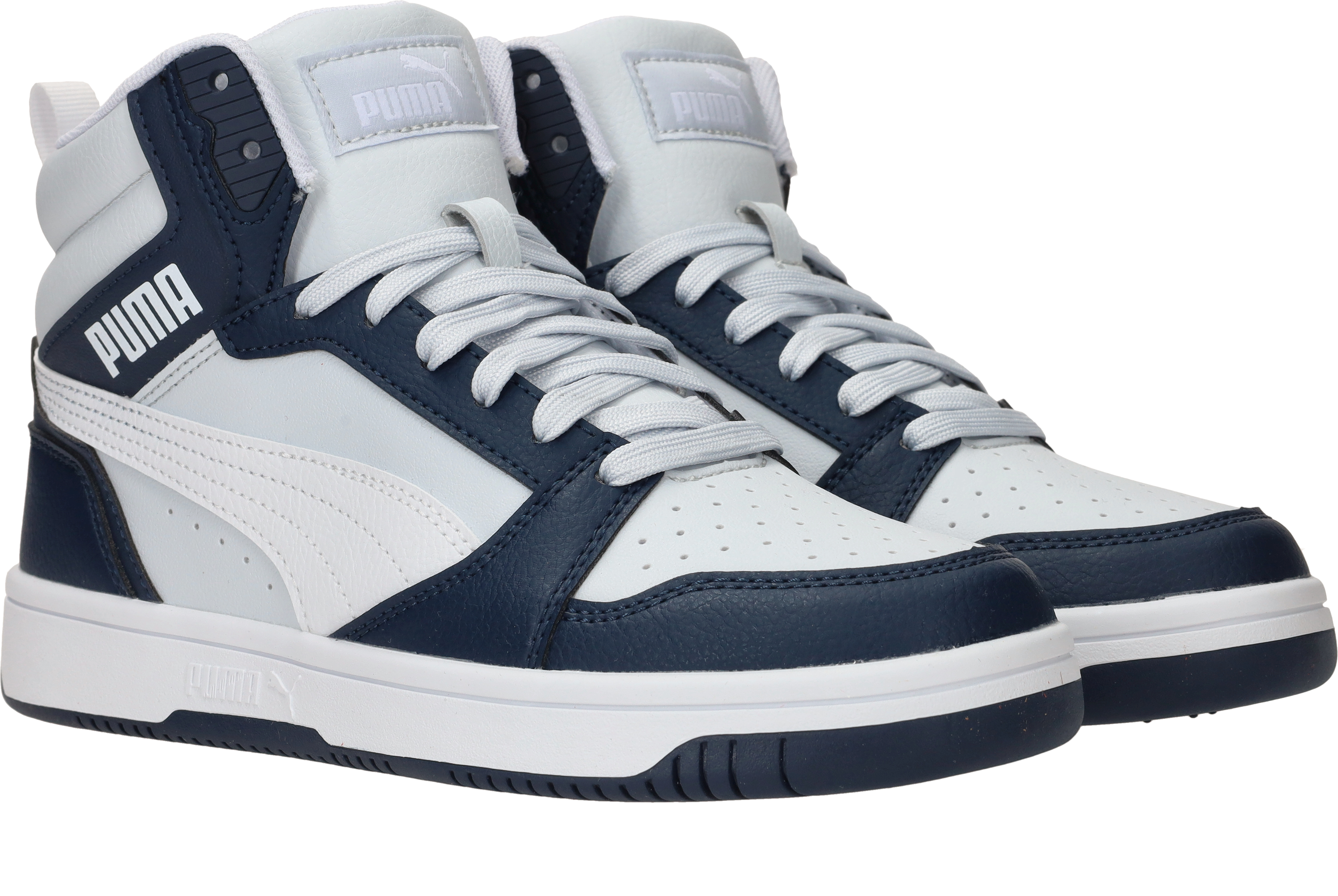 Puma Rebound V6 Mid, Blauw (2)