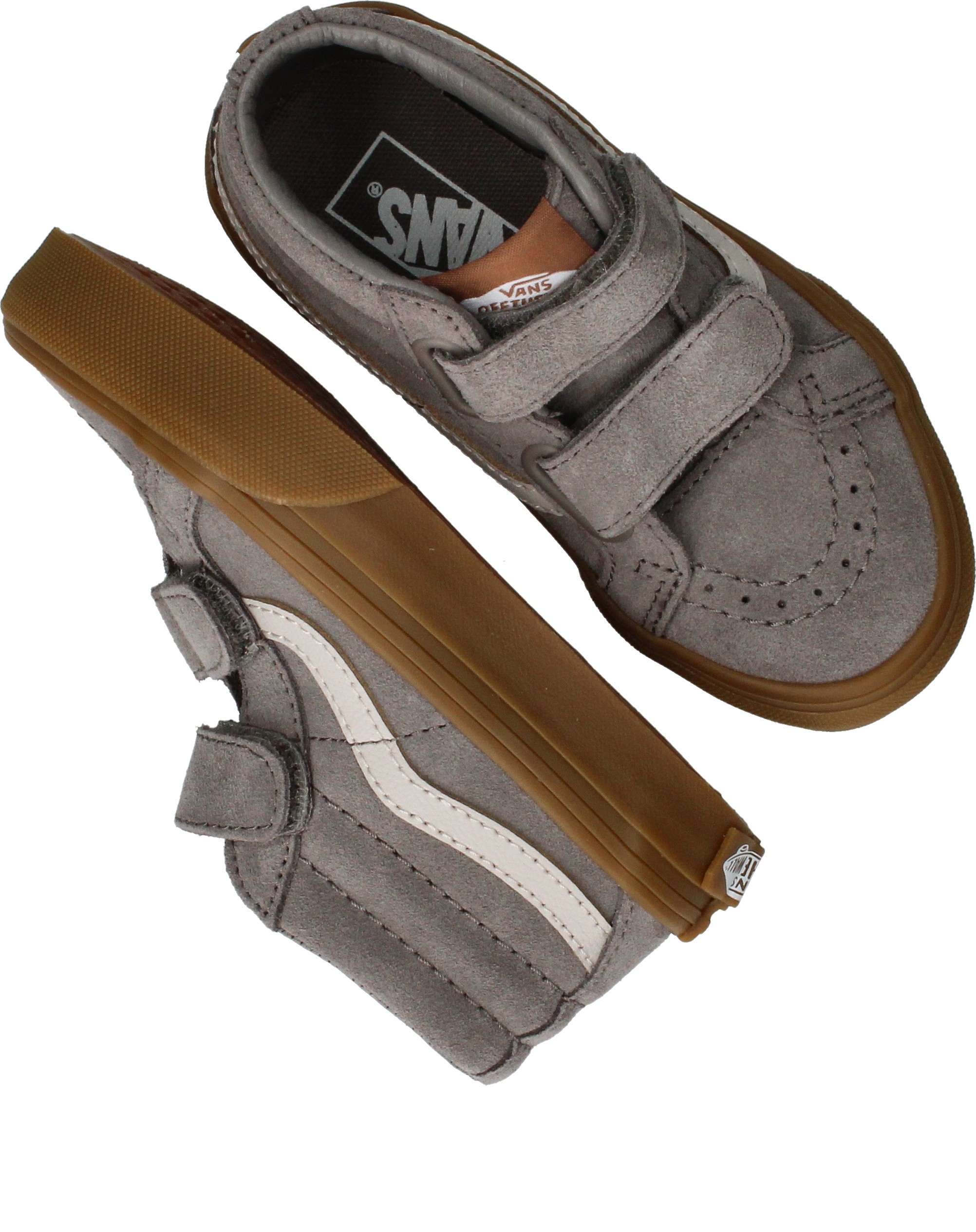 Vans SK8-Mid Reissue V Sneakers Grijs Jongens | Durlinger.com