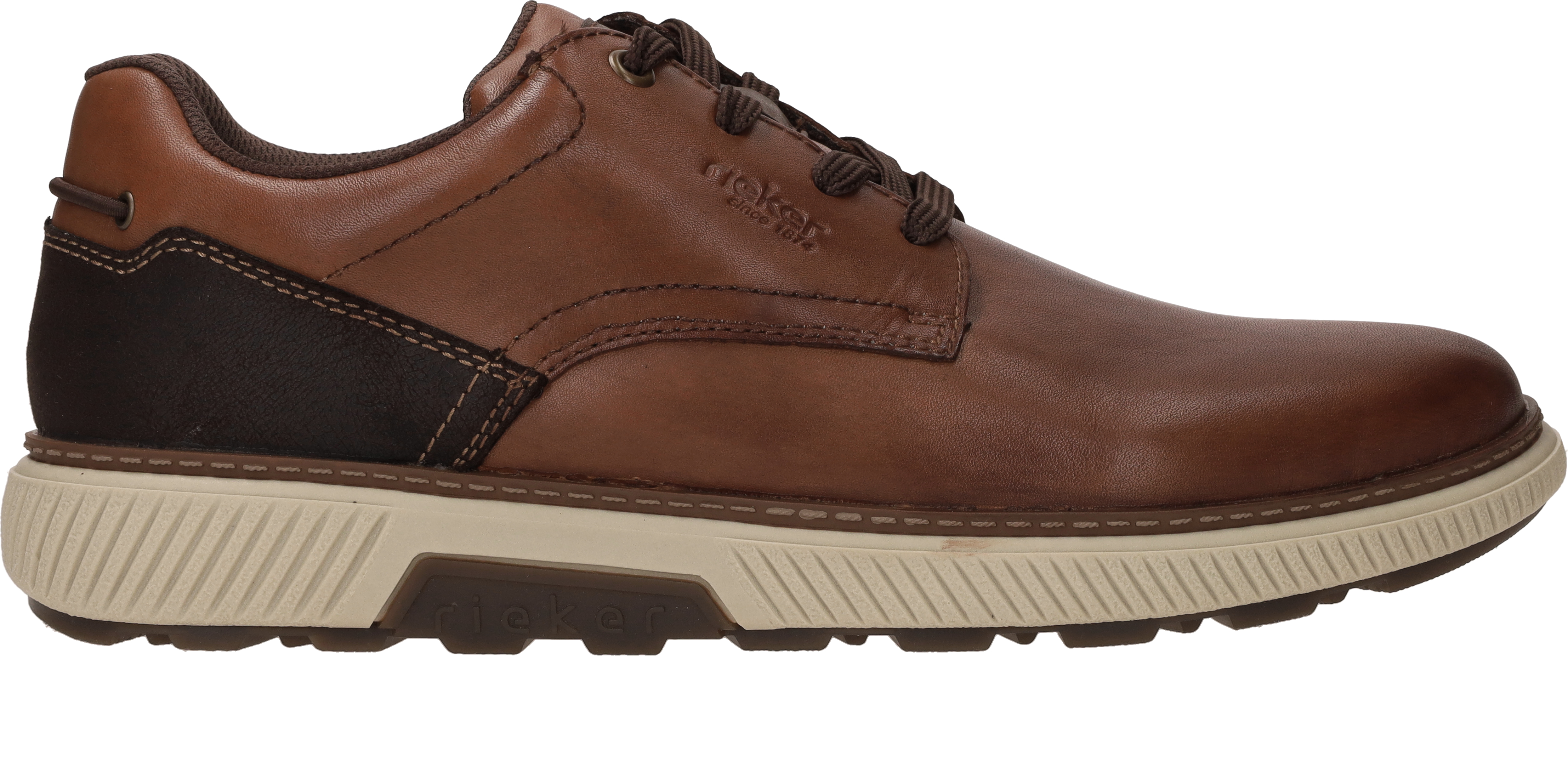 Rieker Veterschoenen Heren Cognac