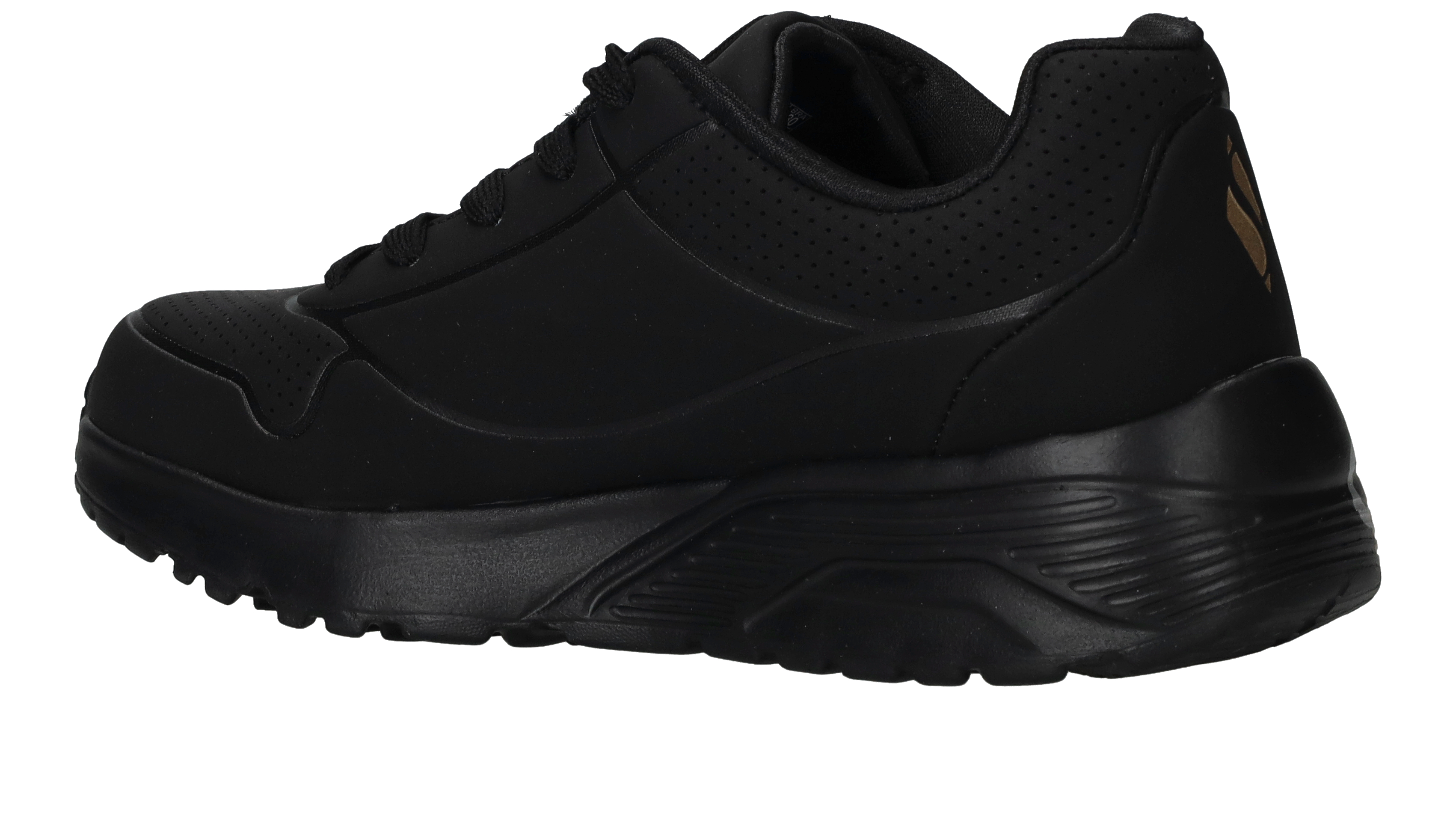 Skechers Uno Lite Metallic Love Sneakers Zwart Meisjes | Durlinger.com