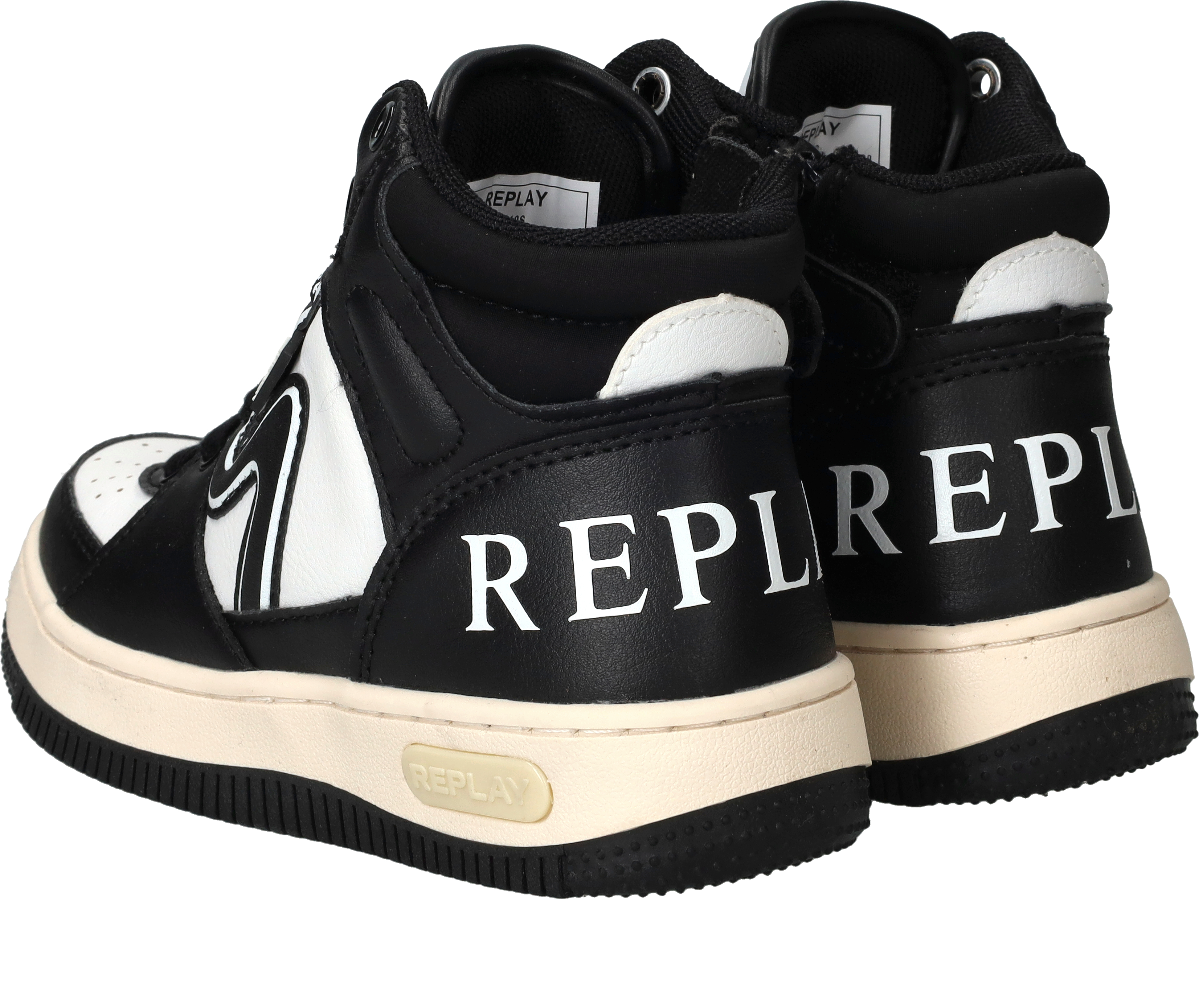 Replay Epic Jr MID 4 Sneakers Jongens Zwart – foto 2