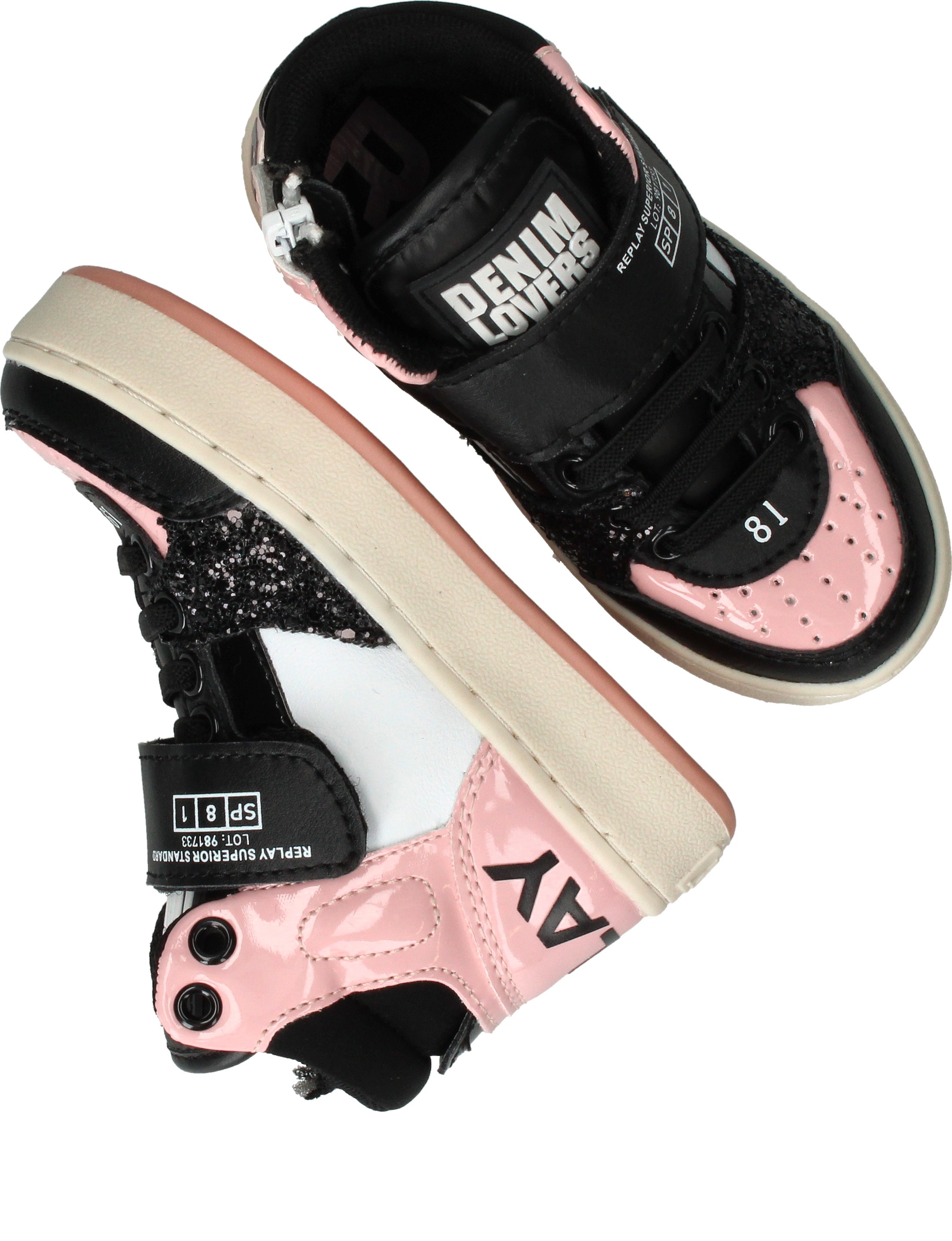 Replay Cobra Kid 1 Sneakers  Roze – foto 3