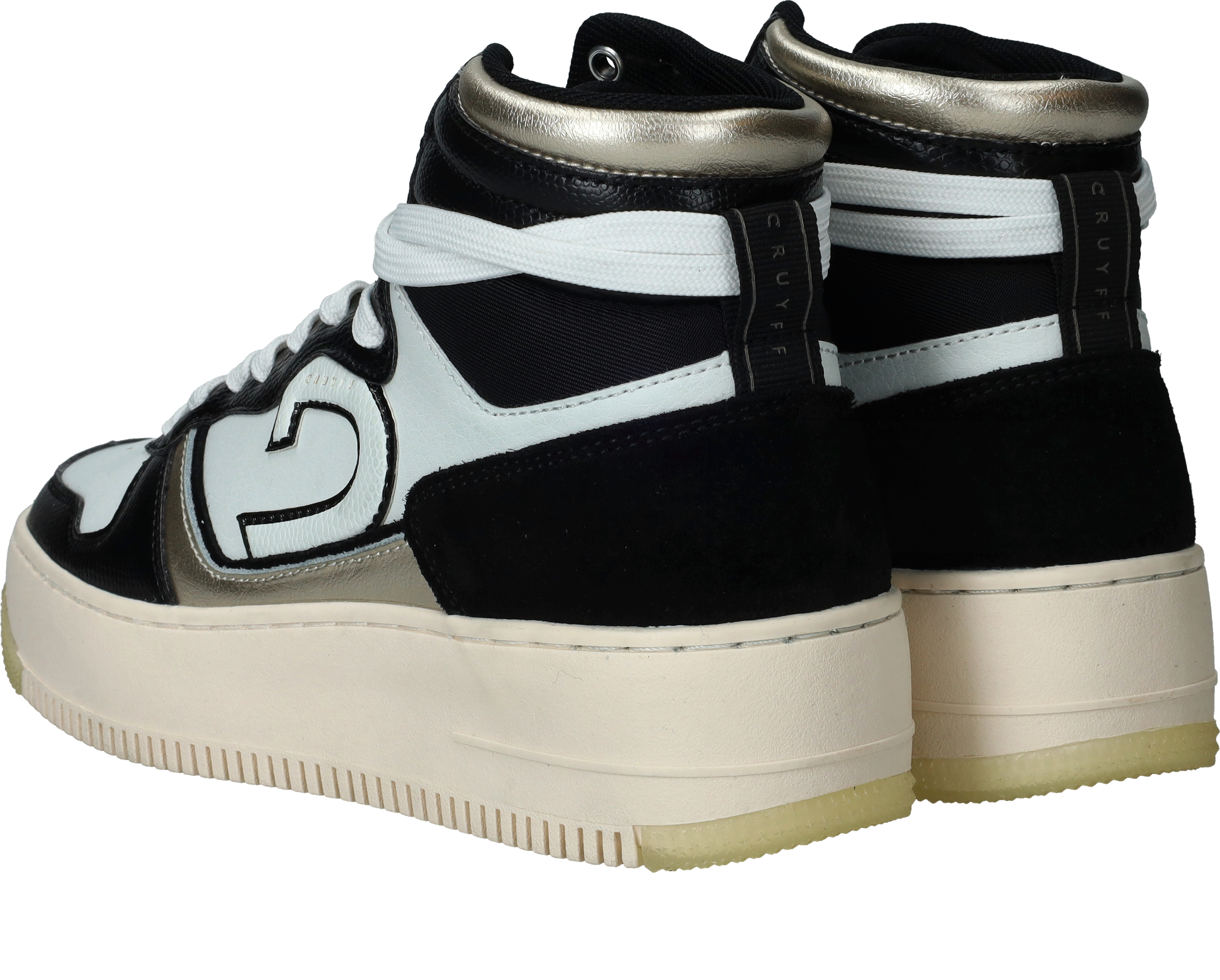 Cruyff Campo High Lux Tall Sneakers Dames Zwart – foto 2
