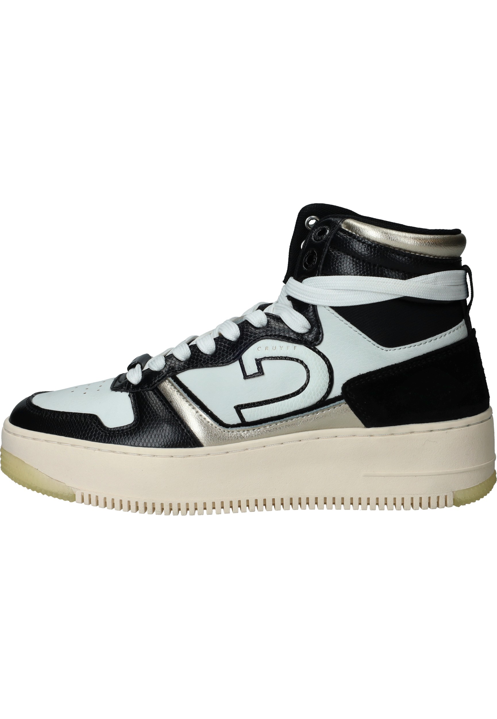 Cruyff Campo High Lux Tall Sneakers Dames Zwart – foto 5