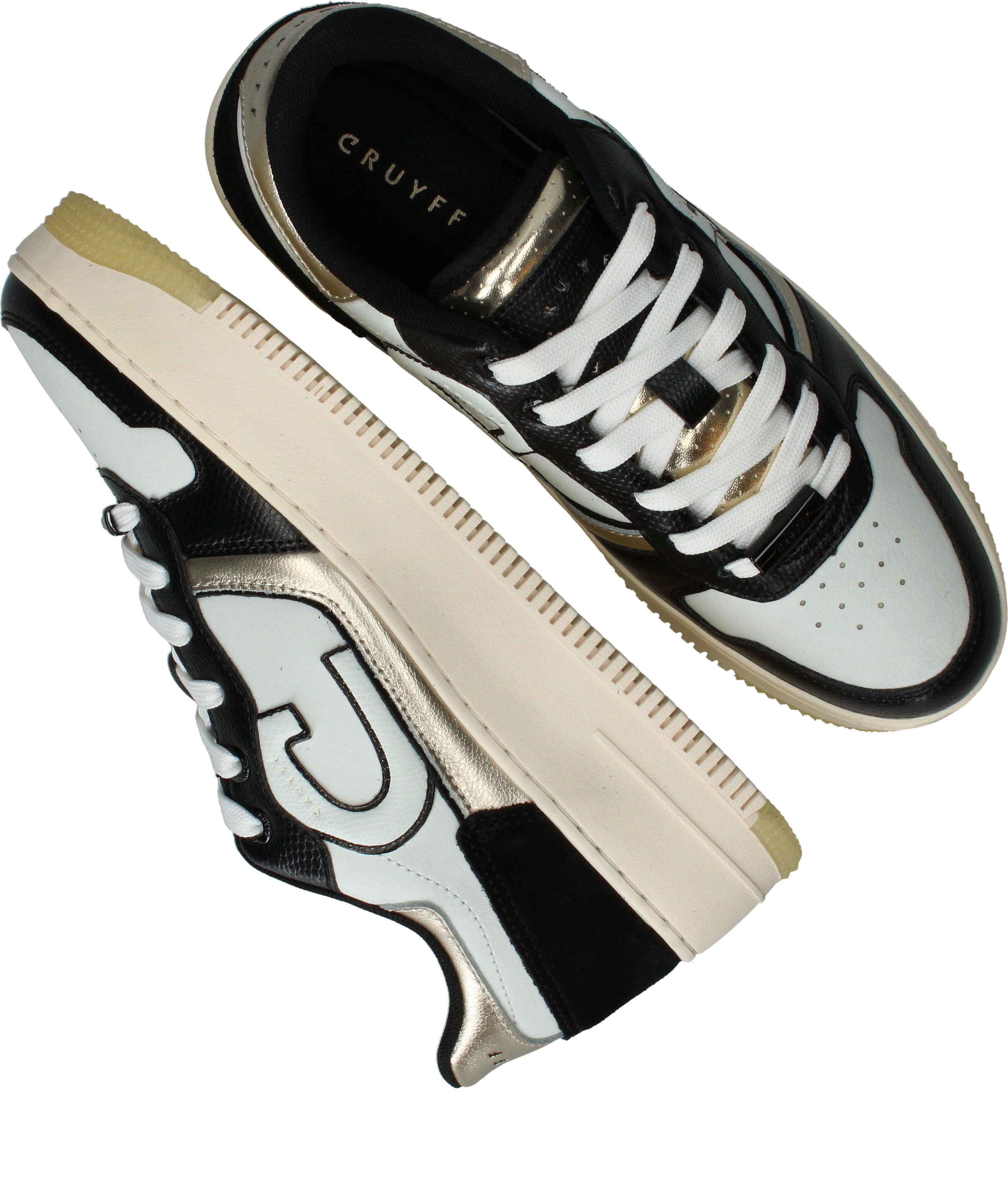 Cruyff Campo High Lux Tall Sneakers Dames Zwart – foto 3