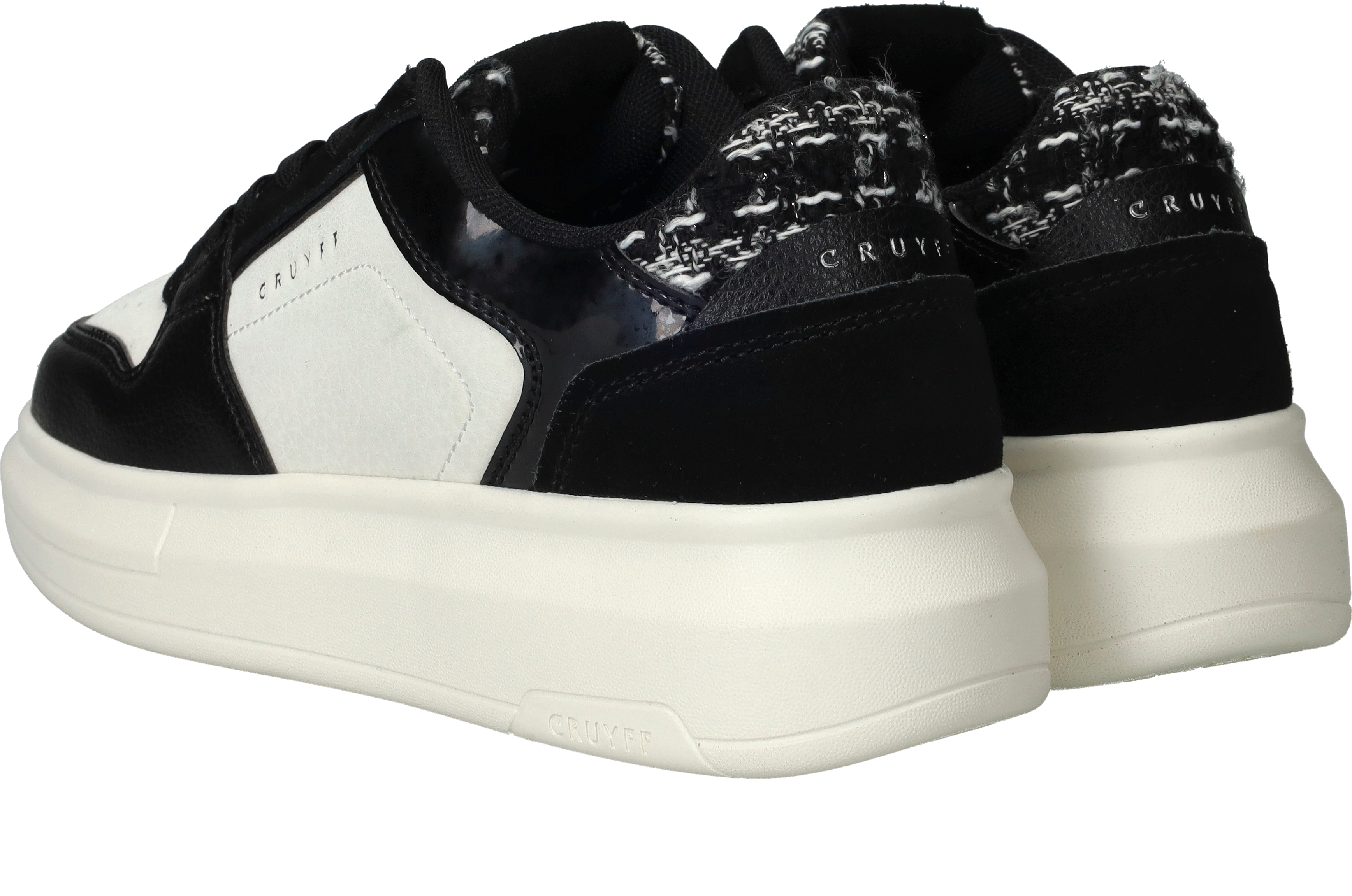 Cruyff Tennis Court Sneakers Dames Zwart – foto 2