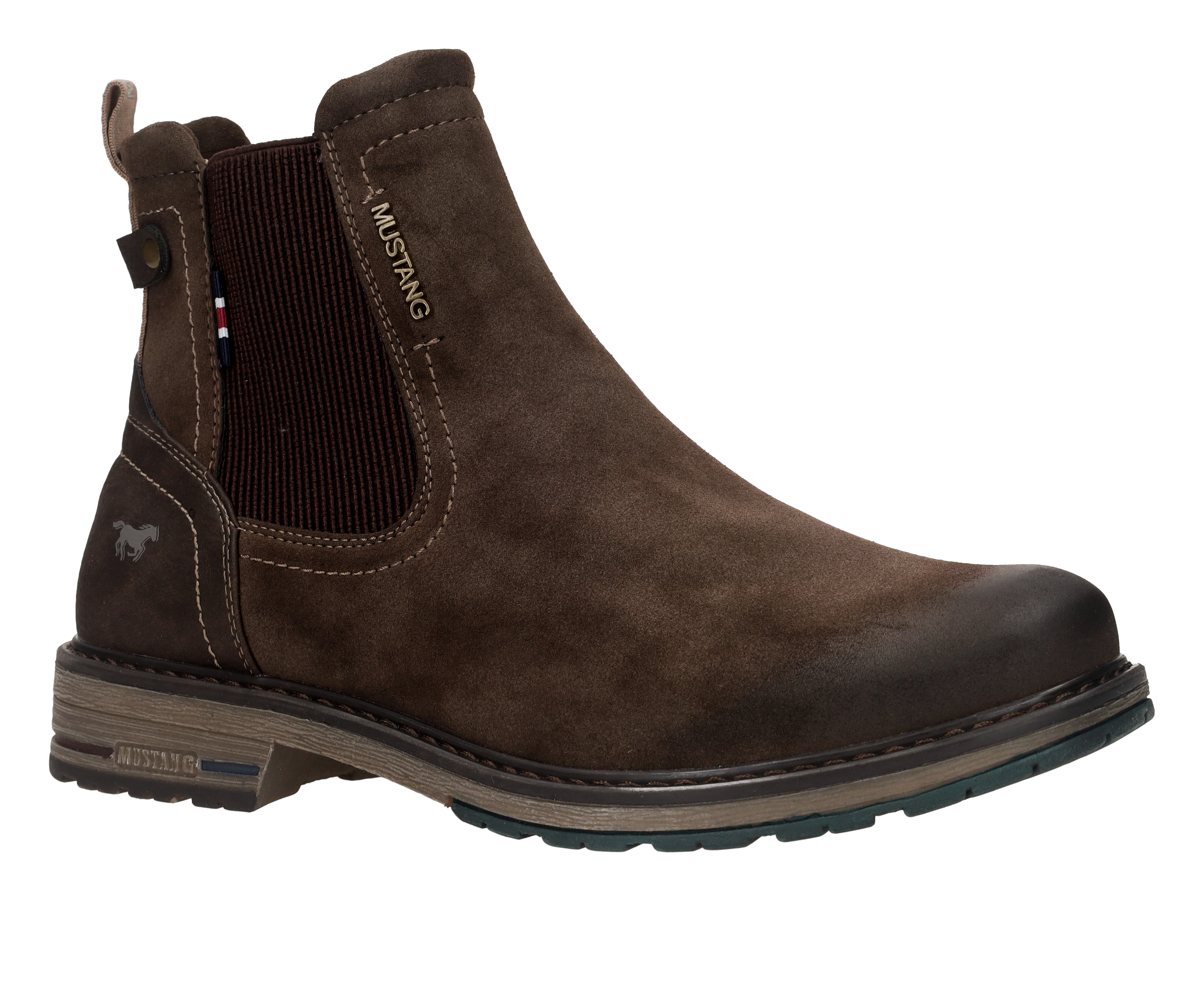 Mustang Chelseaboots Bruin Heren | Durlinger.com