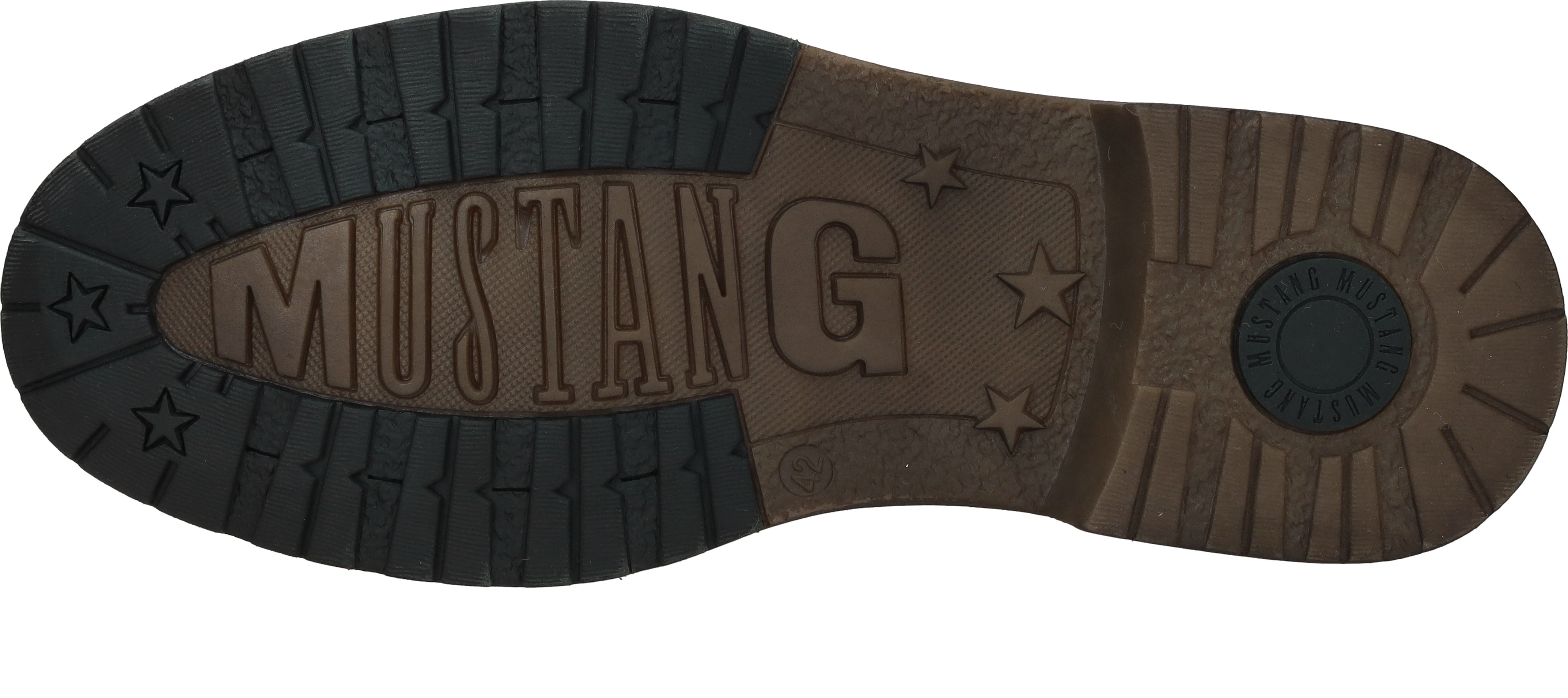 Mustang Veterschoenen Hoog Veterschoenen Hoog - donkerbruin - Maat 40