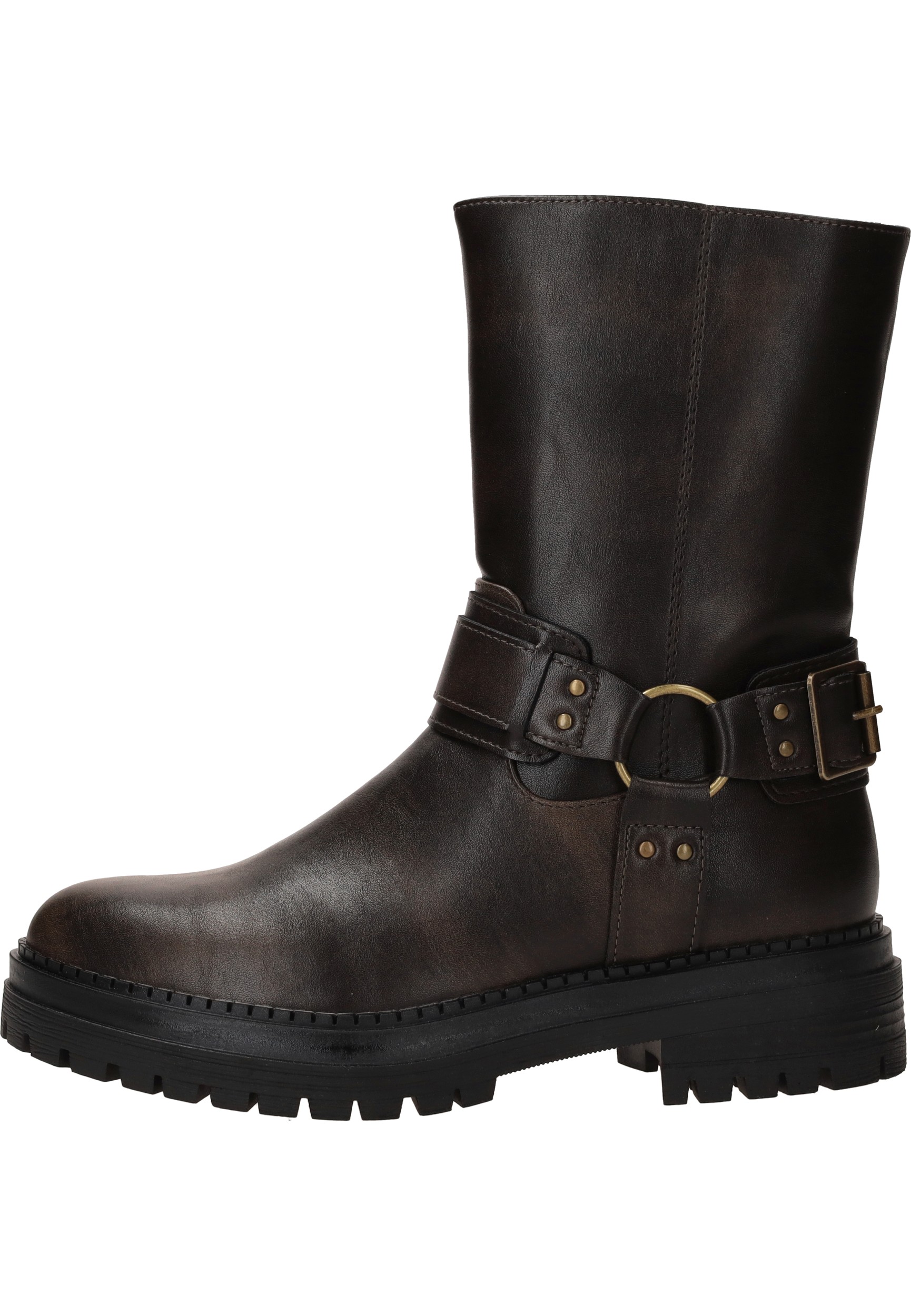 POSH By Poelman Bikerboots Dames Bruin