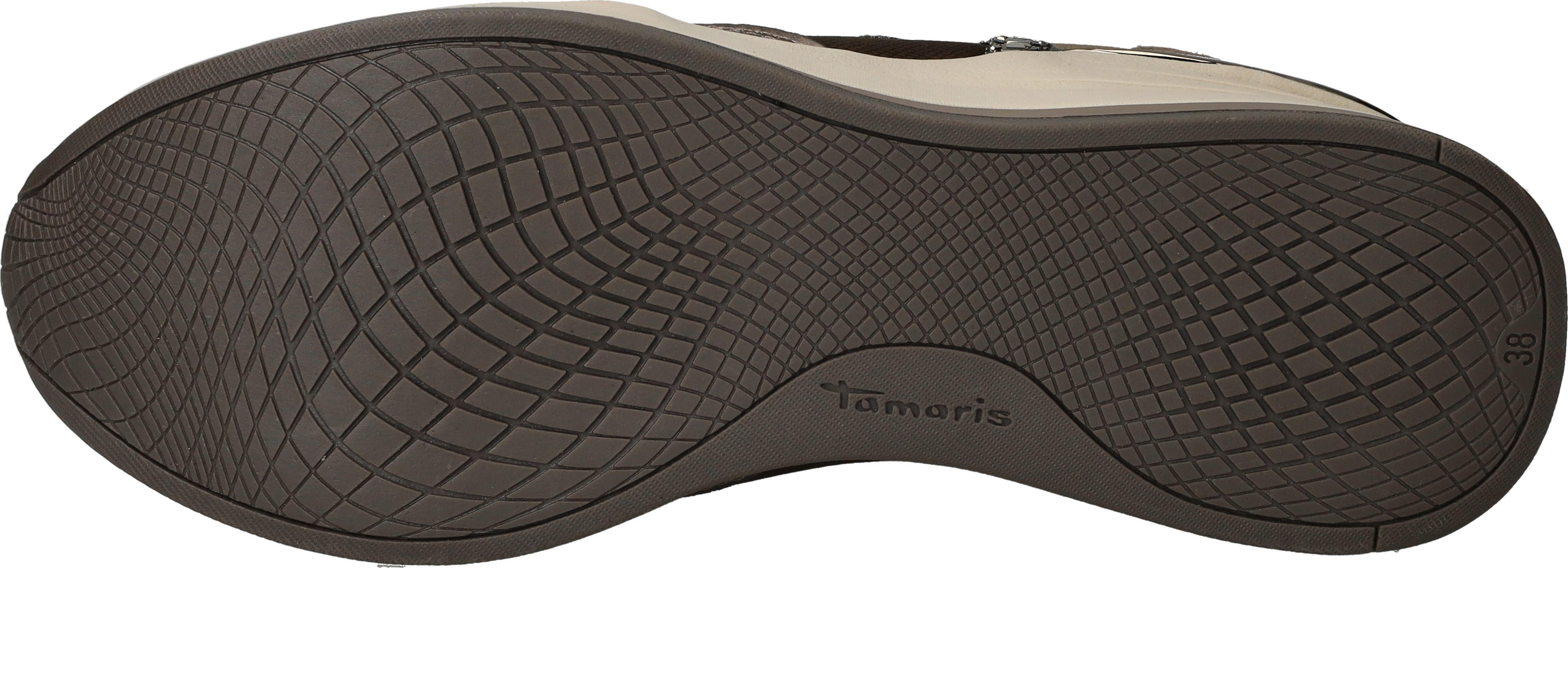 Tamaris Core Dames Sneakers - TAUPE COMB - Maat 36