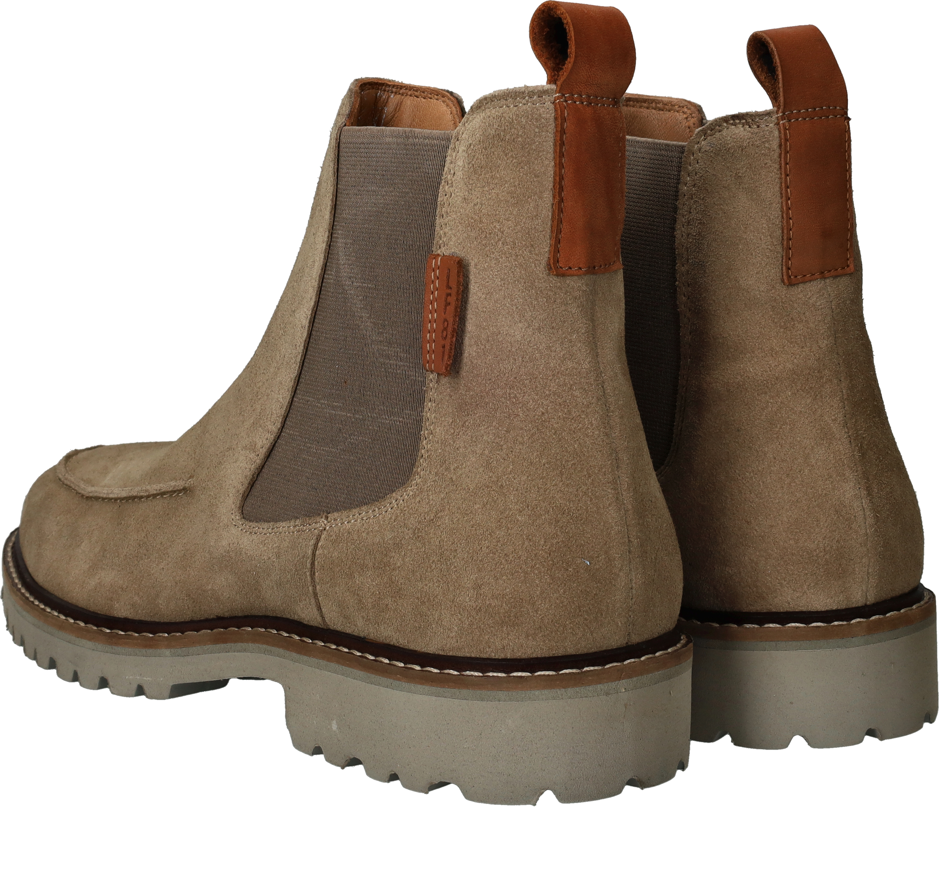 LOFF 1881 Chelseaboots Heren Beige – foto 2