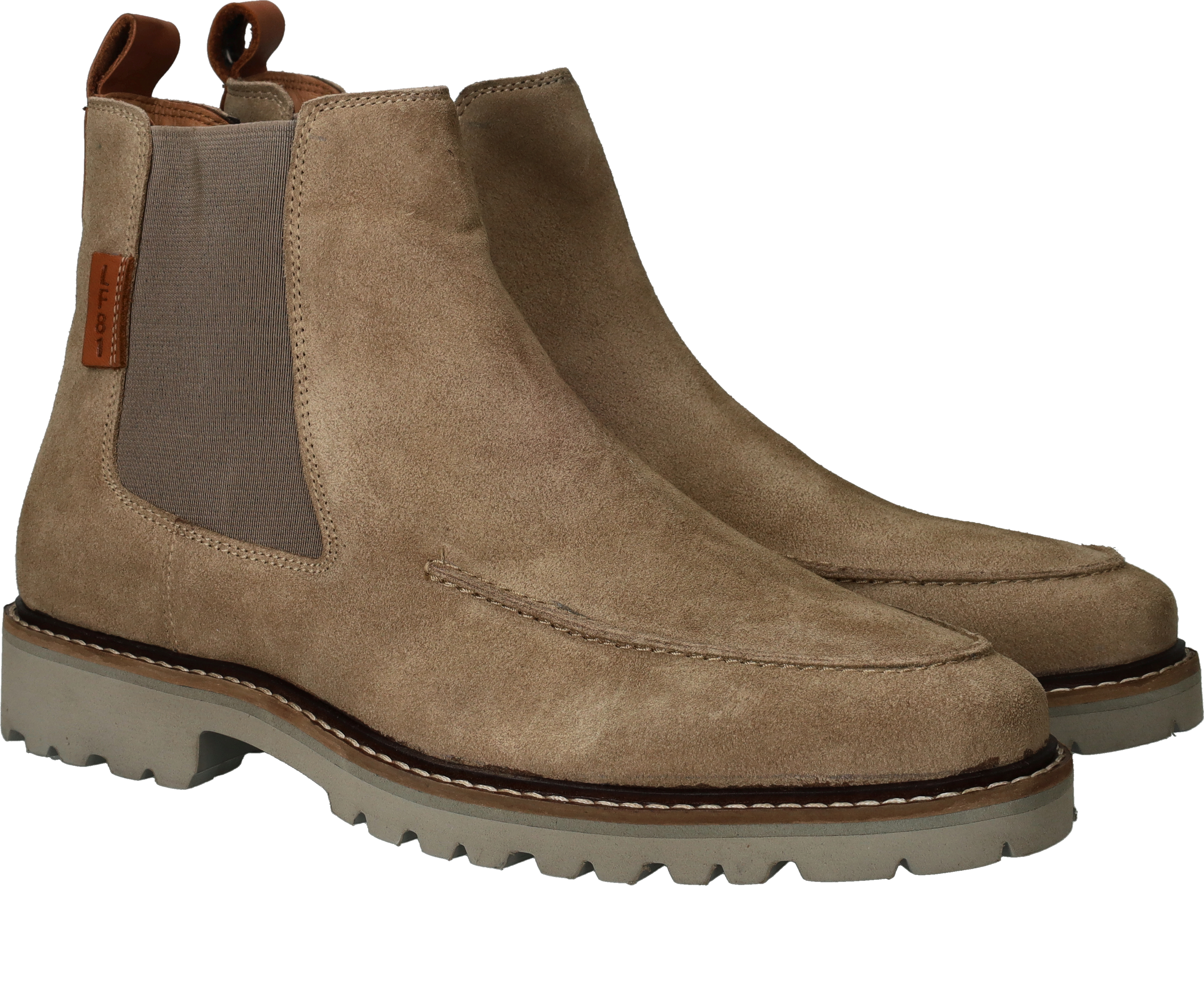LOFF 1881 Chelseaboots Heren Beige
