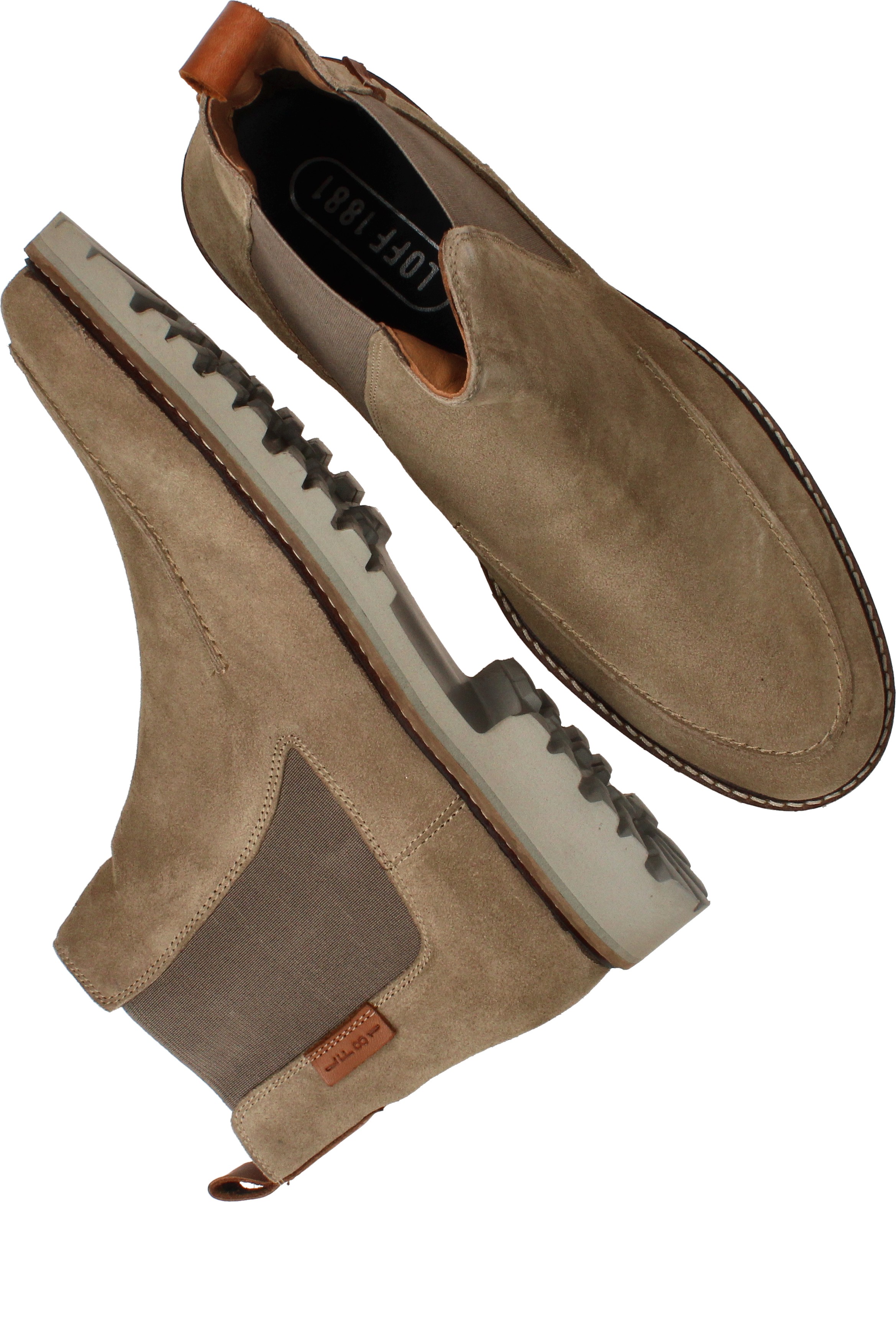 LOFF 1881 Chelseaboots Heren Beige – foto 3