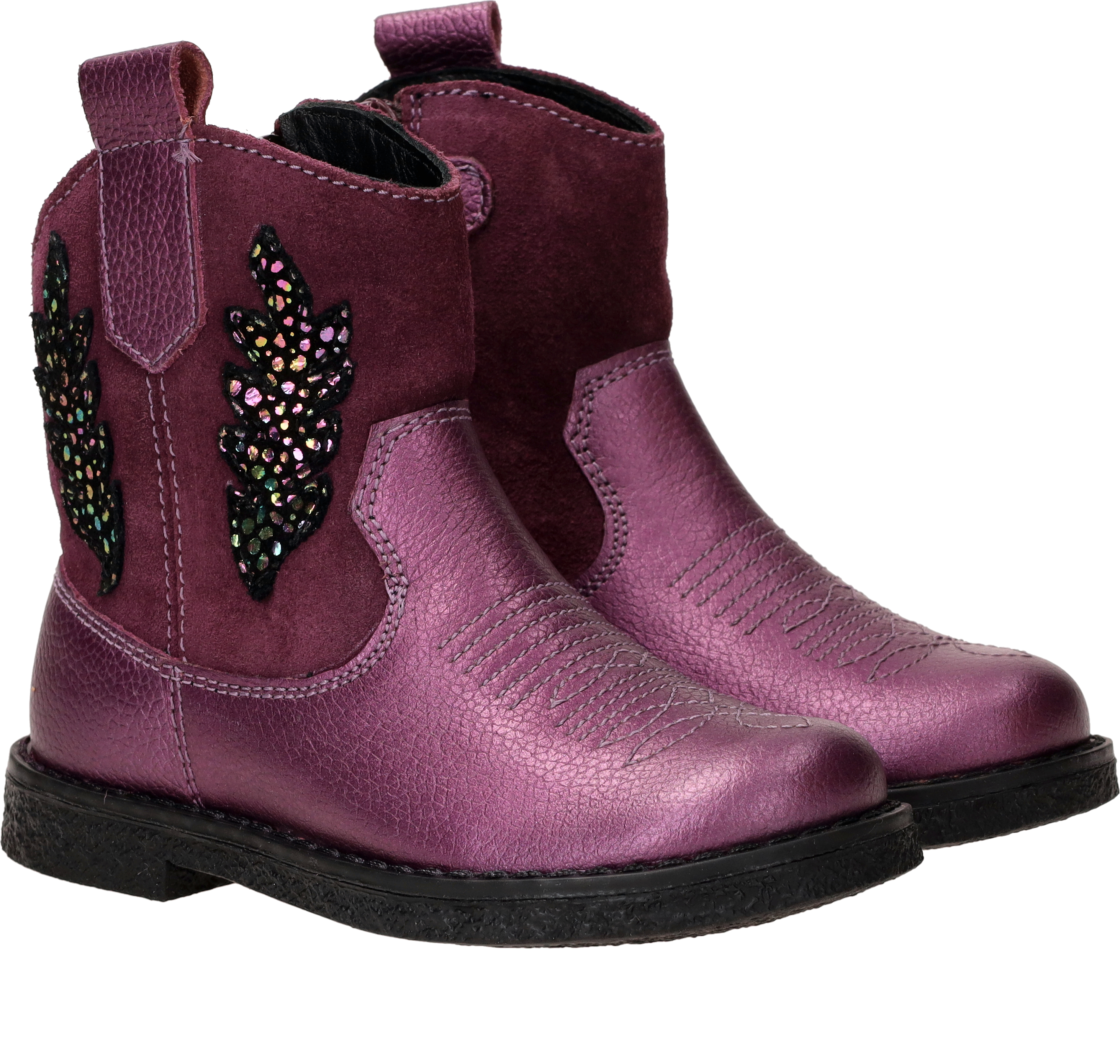 IK-KE Westernboots  Paars
