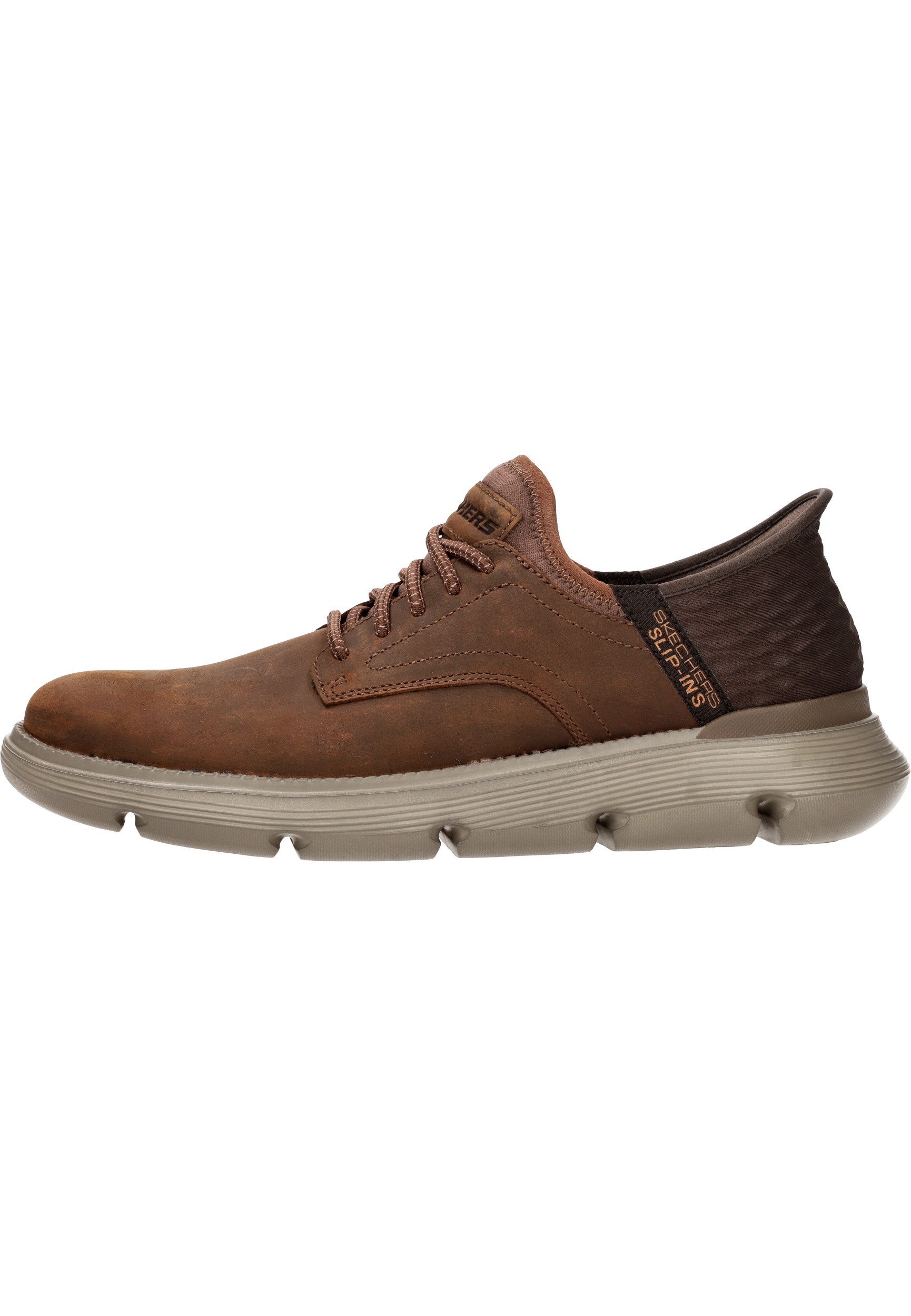 Skechers Slip-Ins Garza-Gervin Extra Wide - Heren - Cognac - Maat 47