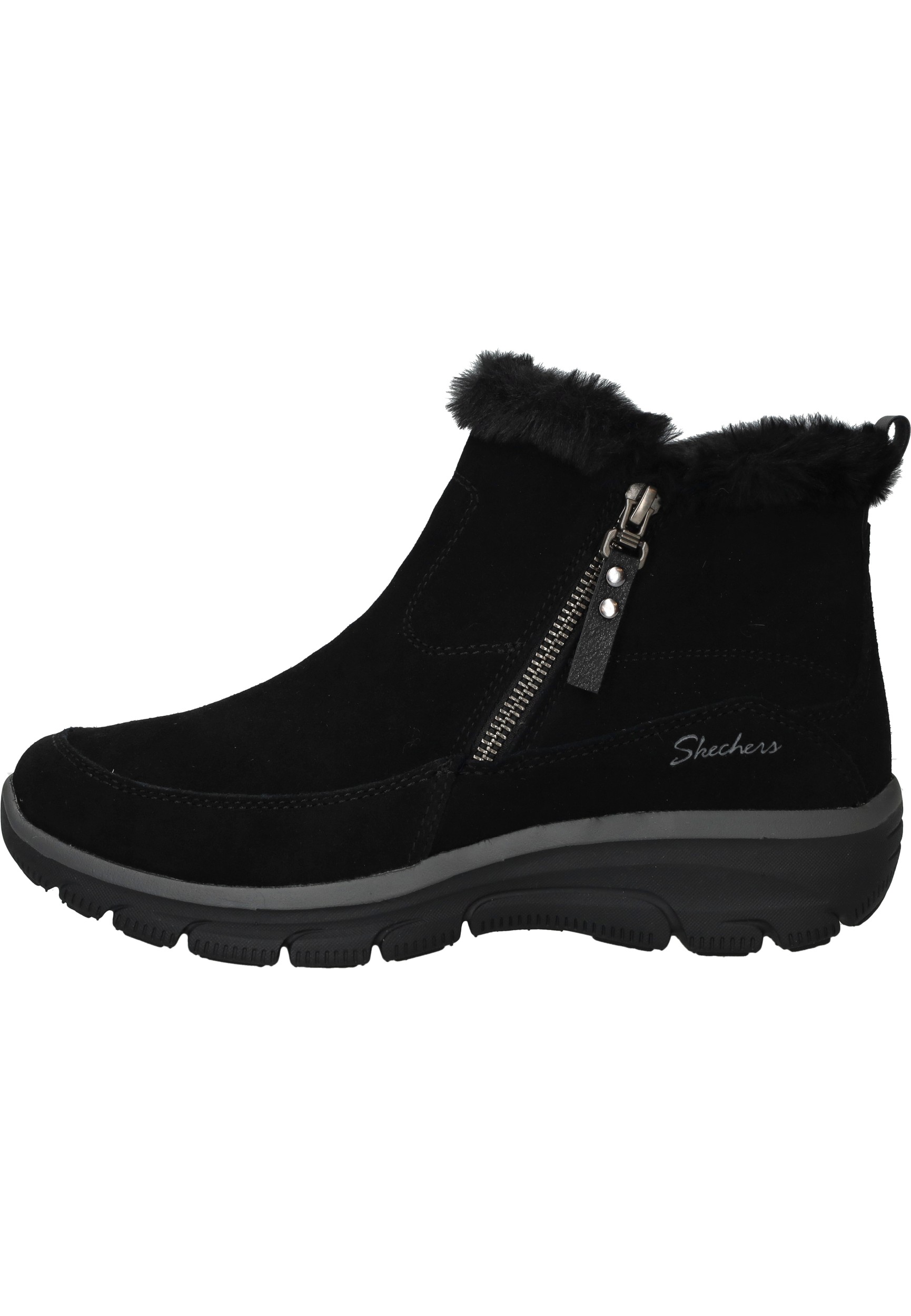 Skechers Relaxed Fit Easy Going Cool Zip! Boots Dames Zwart