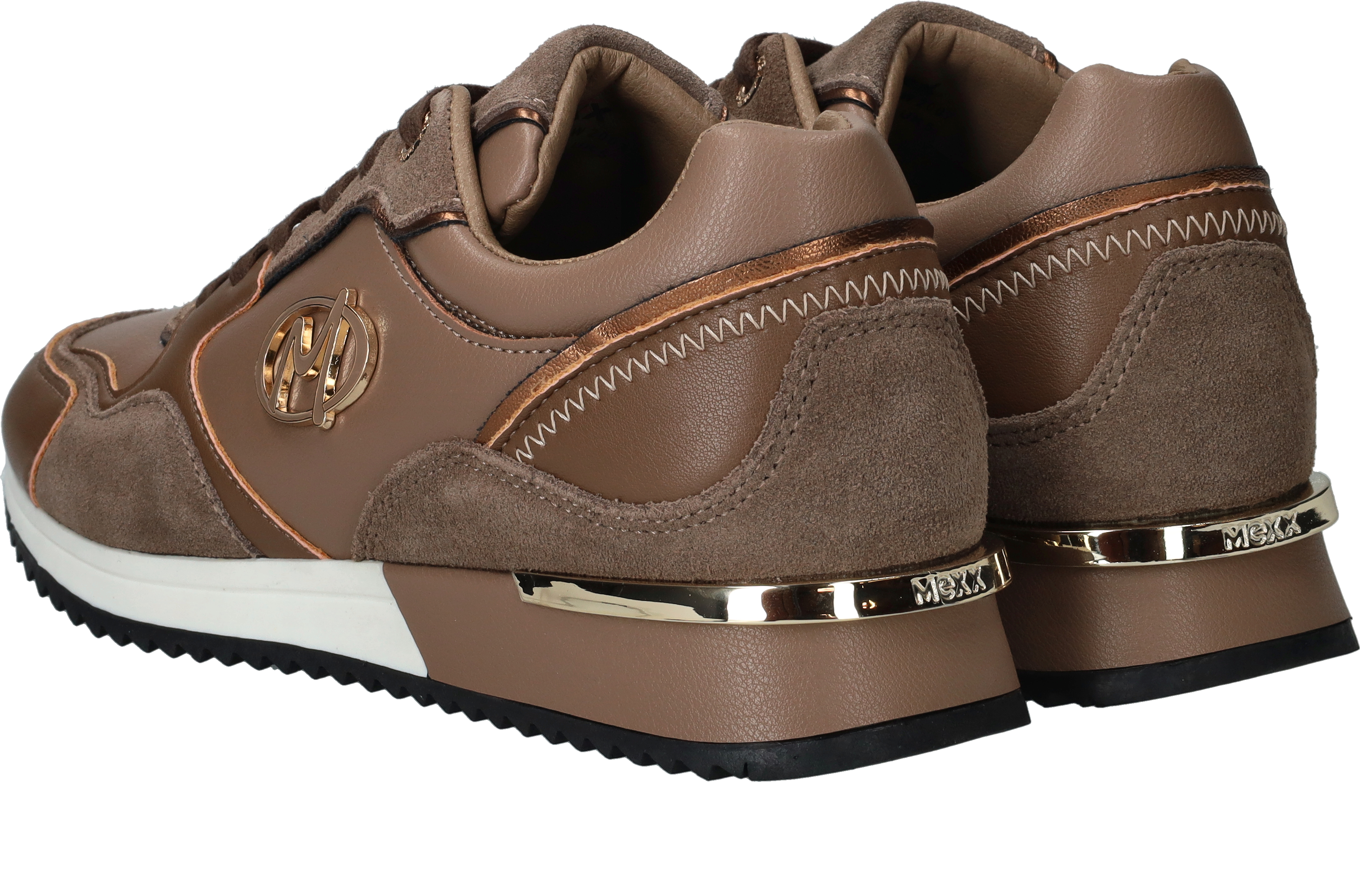 Mexx Plixy Ellen Sneakers Dames Taupe – foto 2
