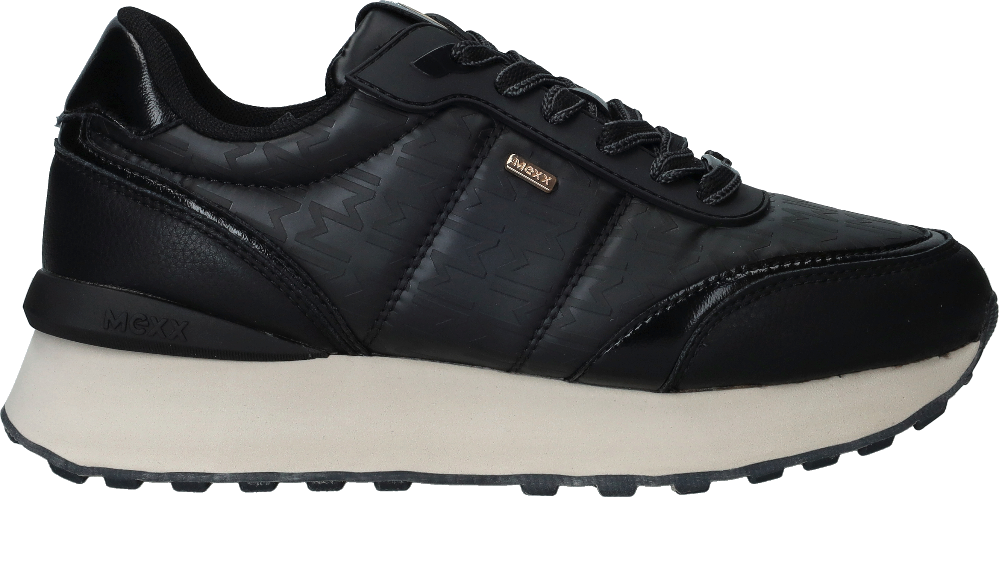 Mexx Phoenix Humper Sneakers Dames Zwart