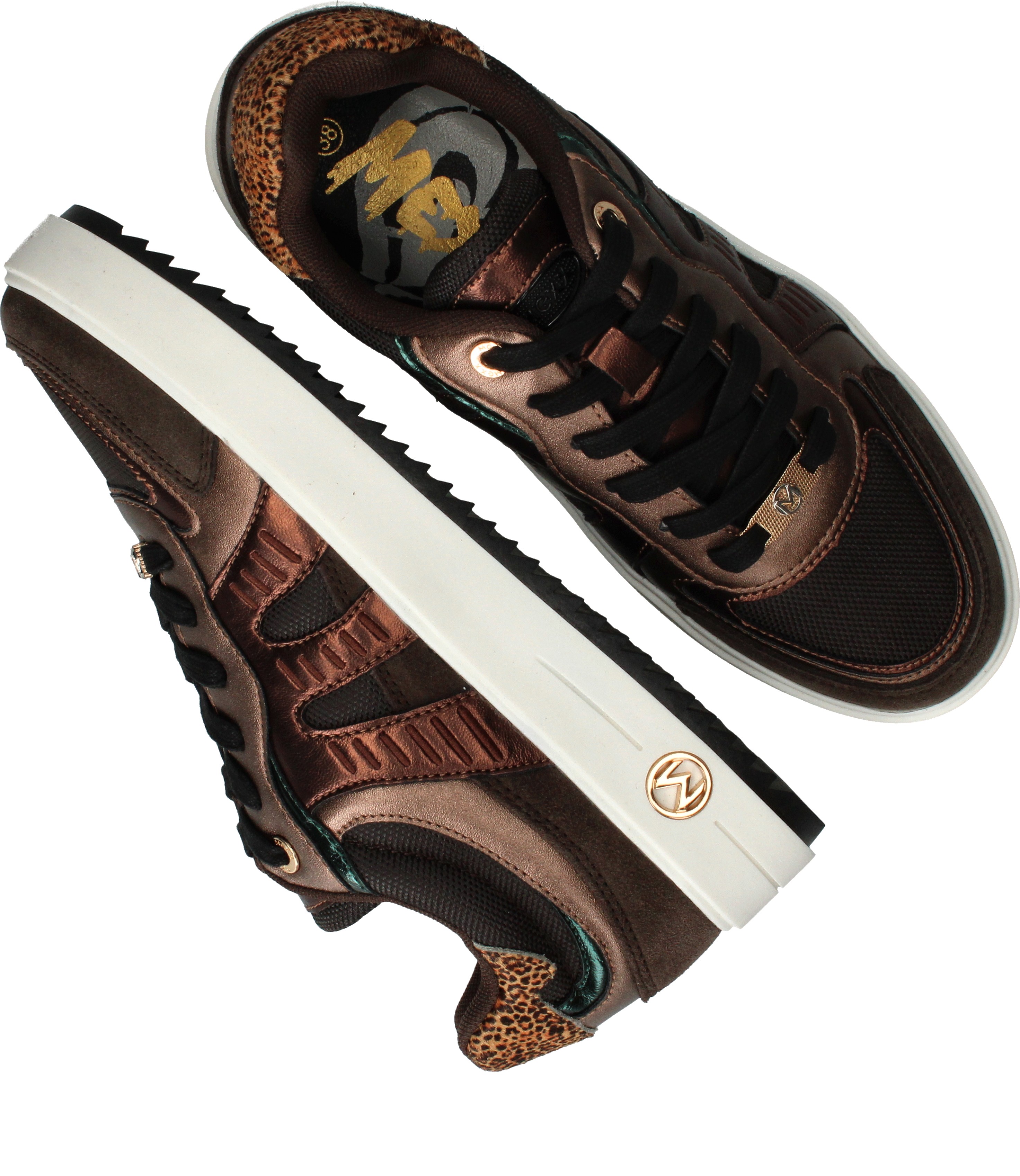 Mexx Persia Olli Sneakers  Bruin – foto 3