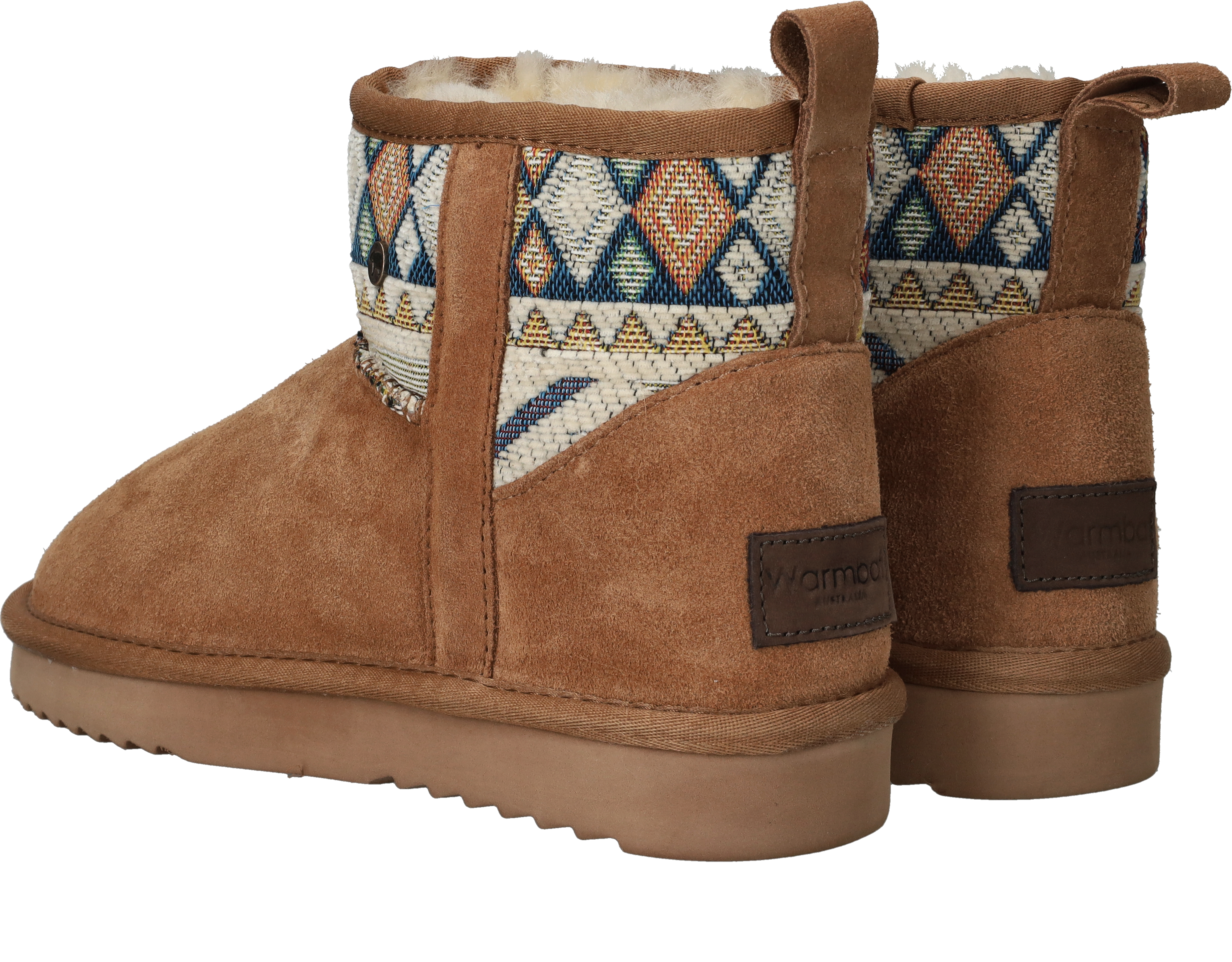Warmbat Wallaby Woven Boots Dames Cognac – foto 2