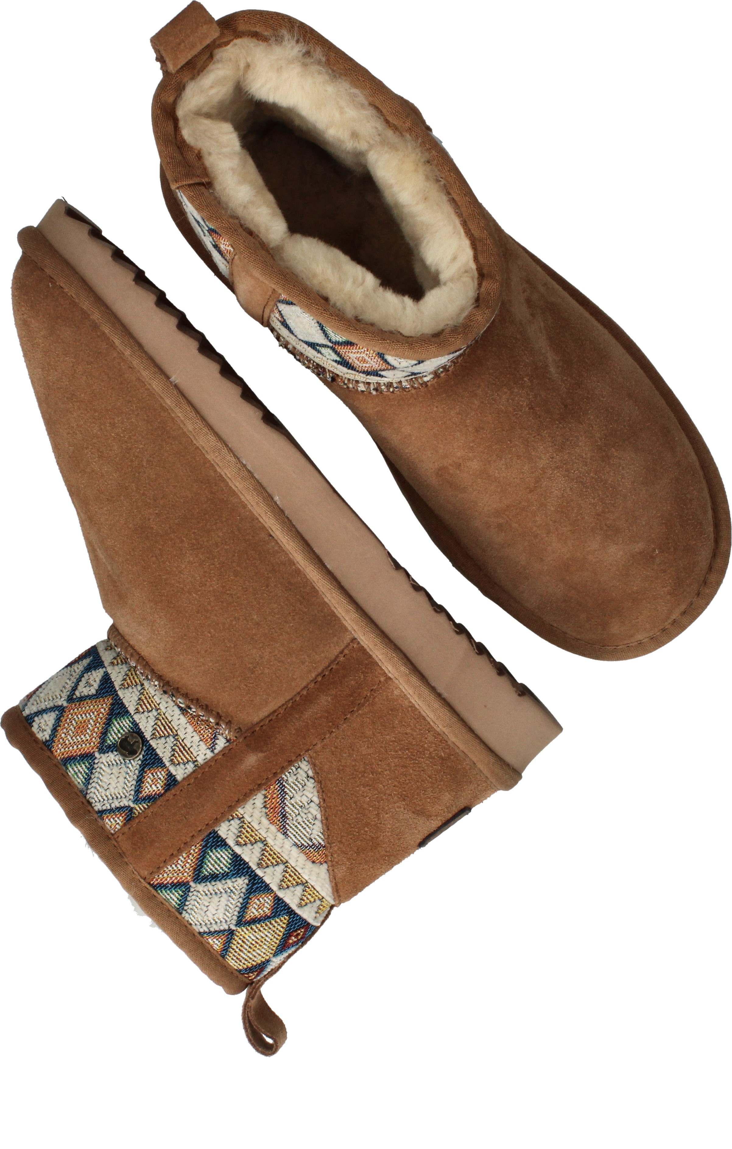 Warmbat Wallaby Woven Boots Cognac Dames | Durlinger.com