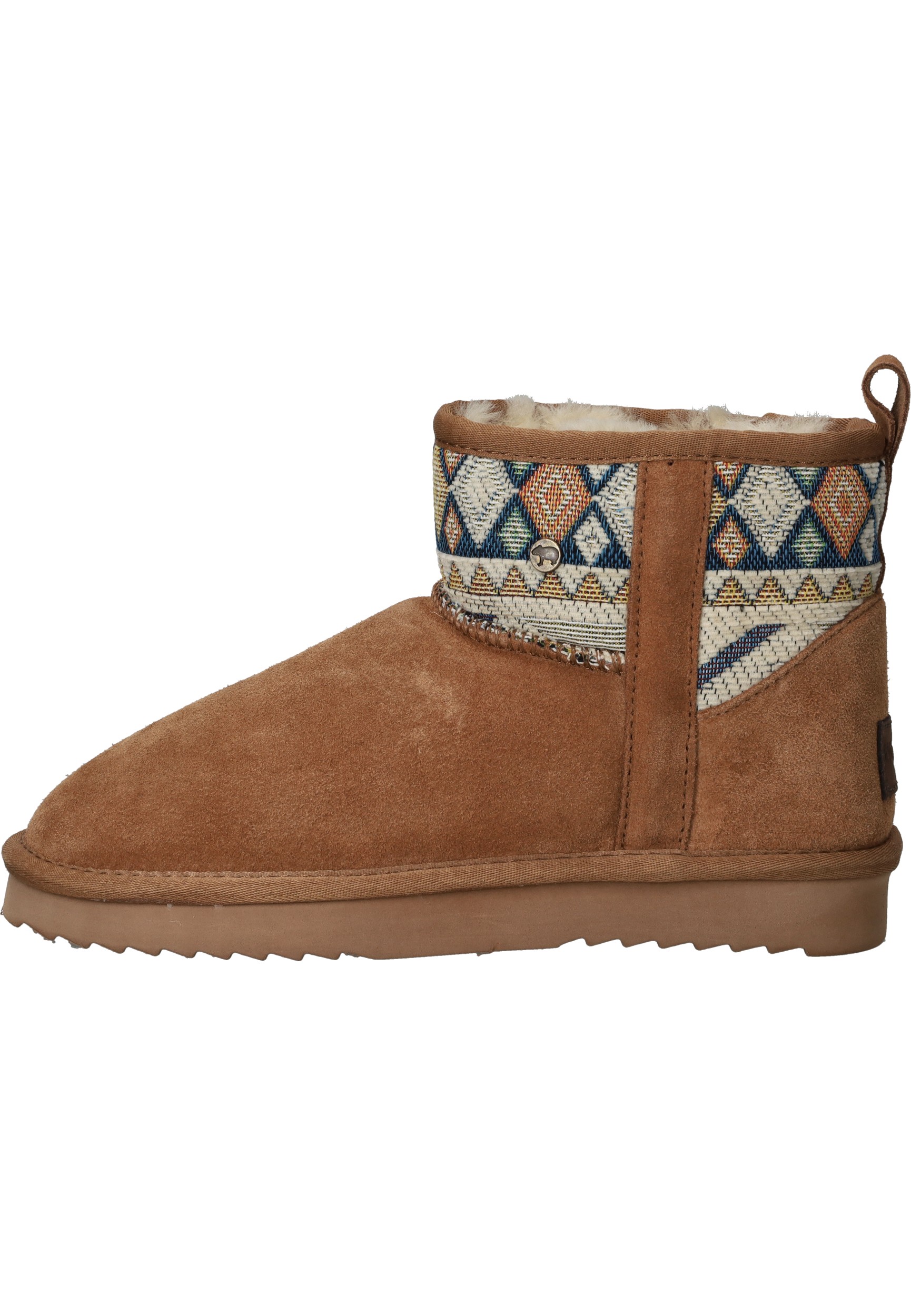Warmbat Wallaby Woven Boots Dames Cognac – foto 5