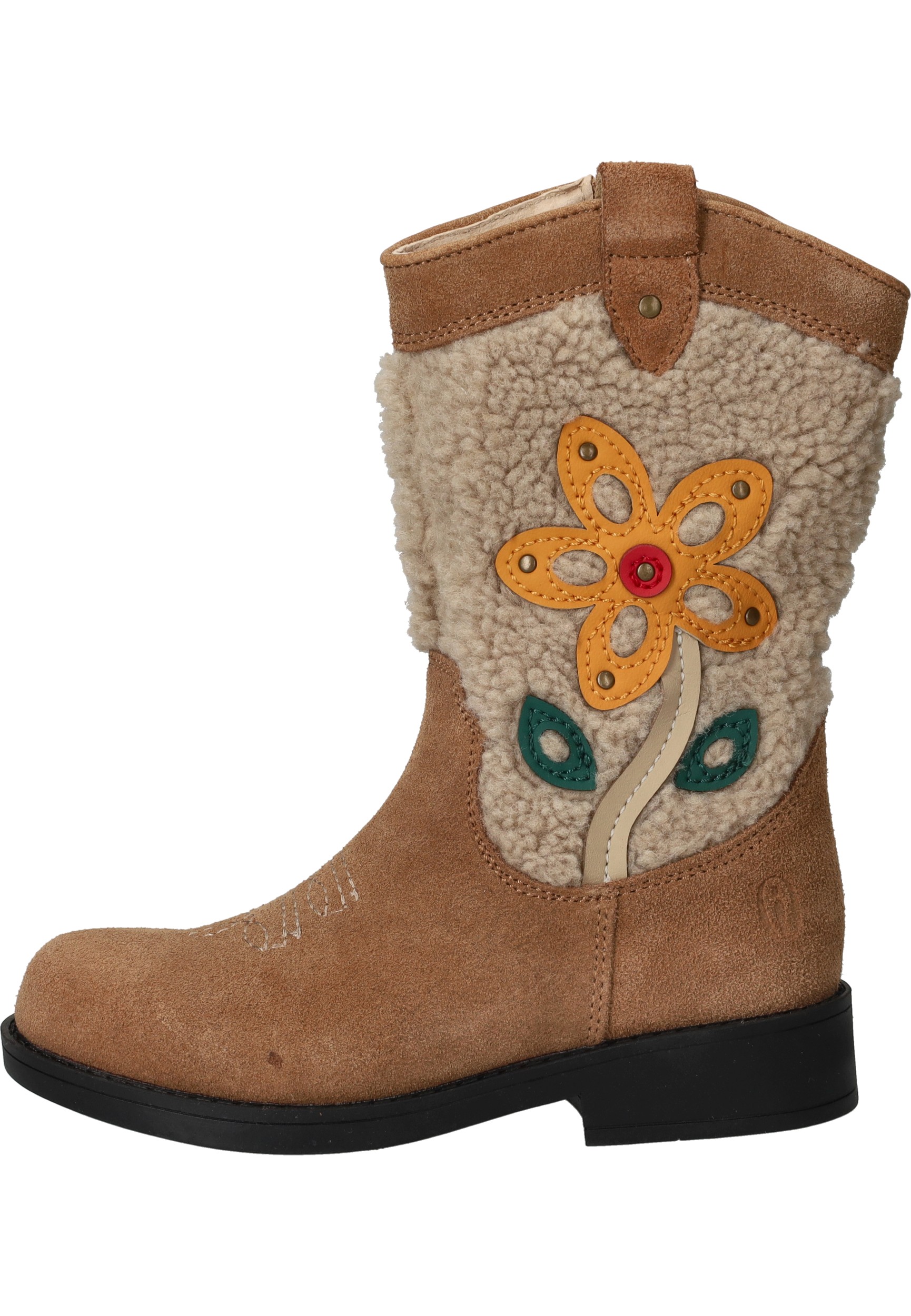 ShoesMe NW23W006-D brown flower Cognac maat 34