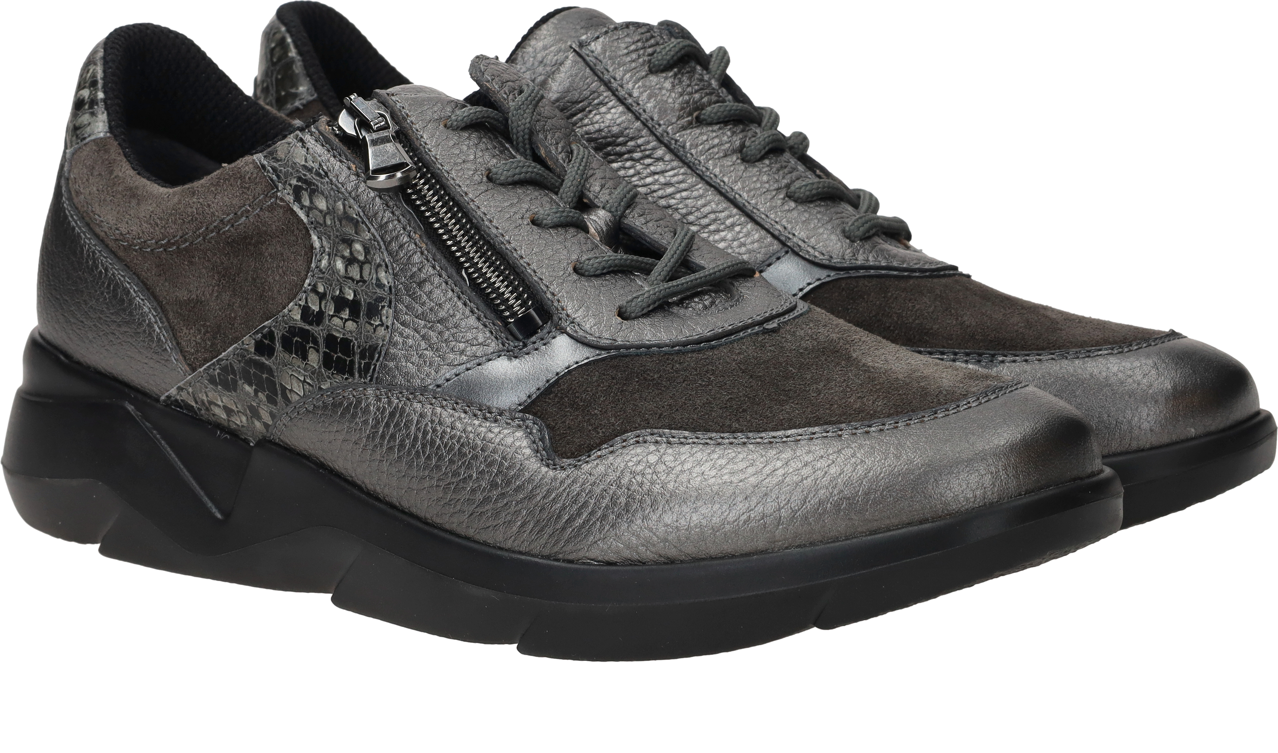 Waldlaufer Funky Sneakers Dames Zilver