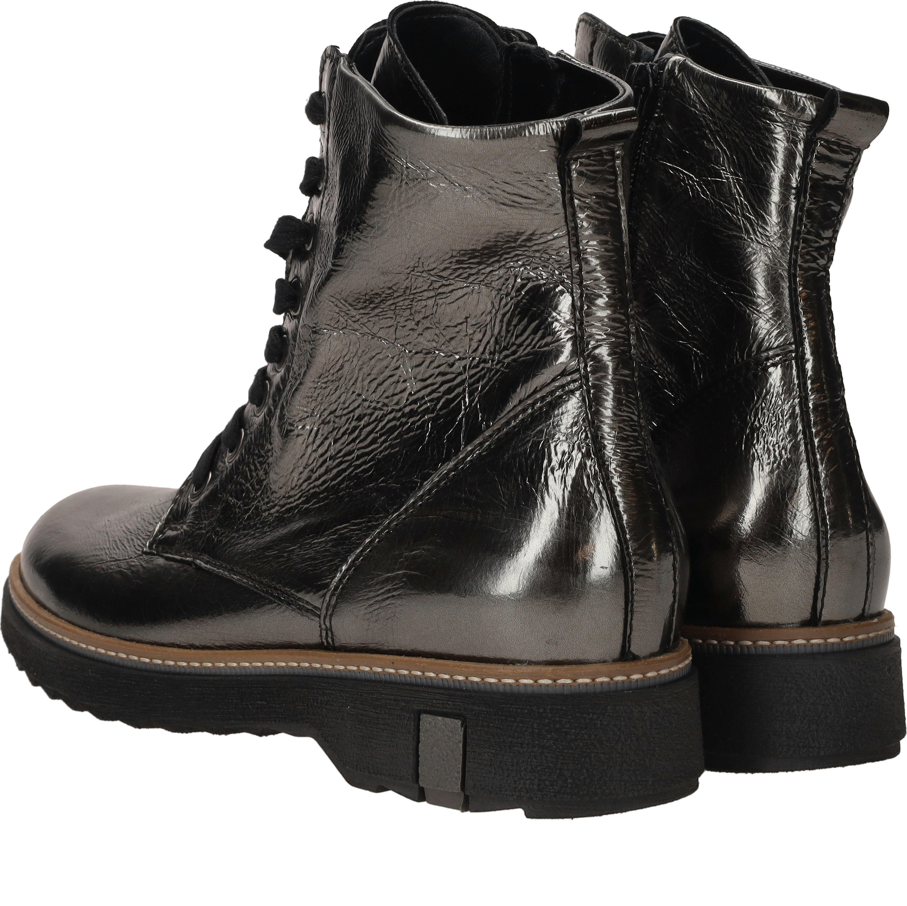 Waldlaufer Kitomi Veterboots Dames Goud – foto 2