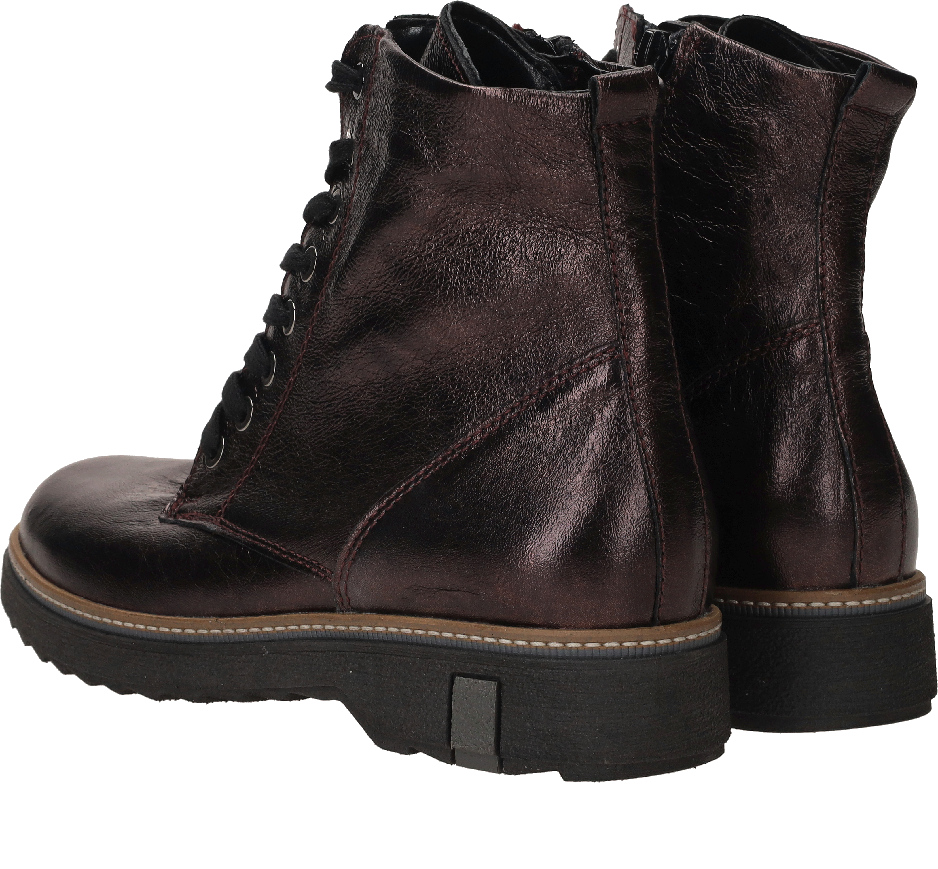Waldlaufer Kitomi Veterboots Dames Bruin – foto 2