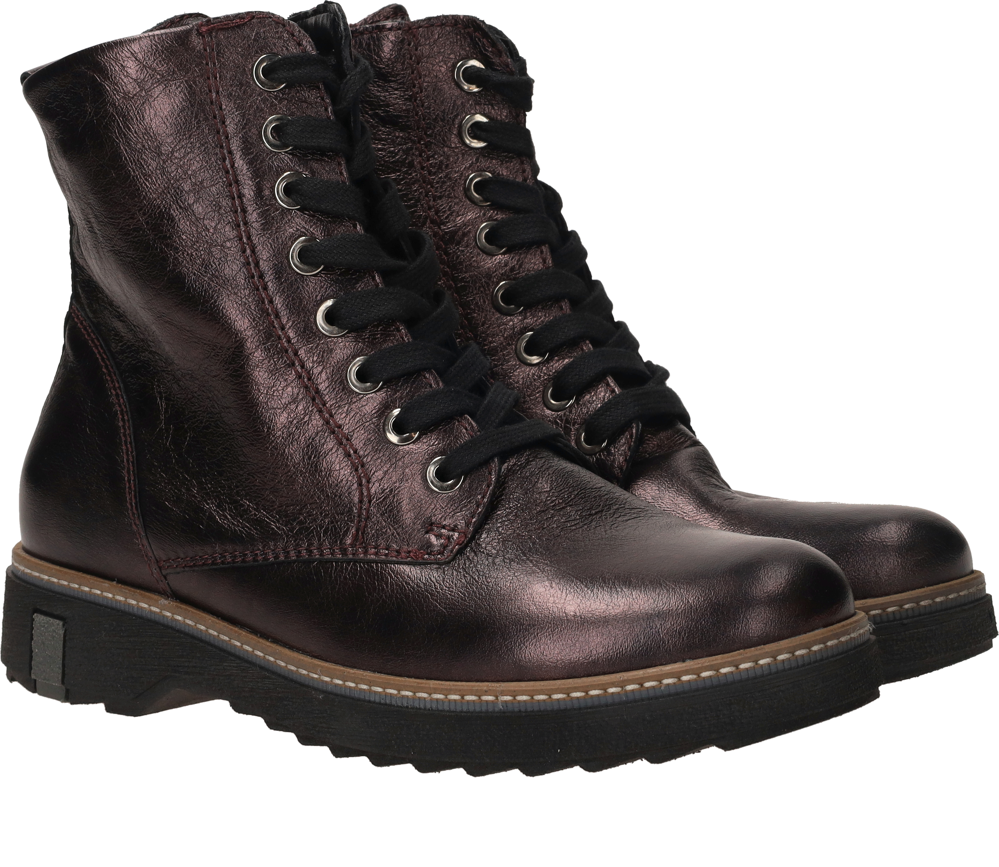 Waldlaufer Kitomi Veterboots Dames Bruin