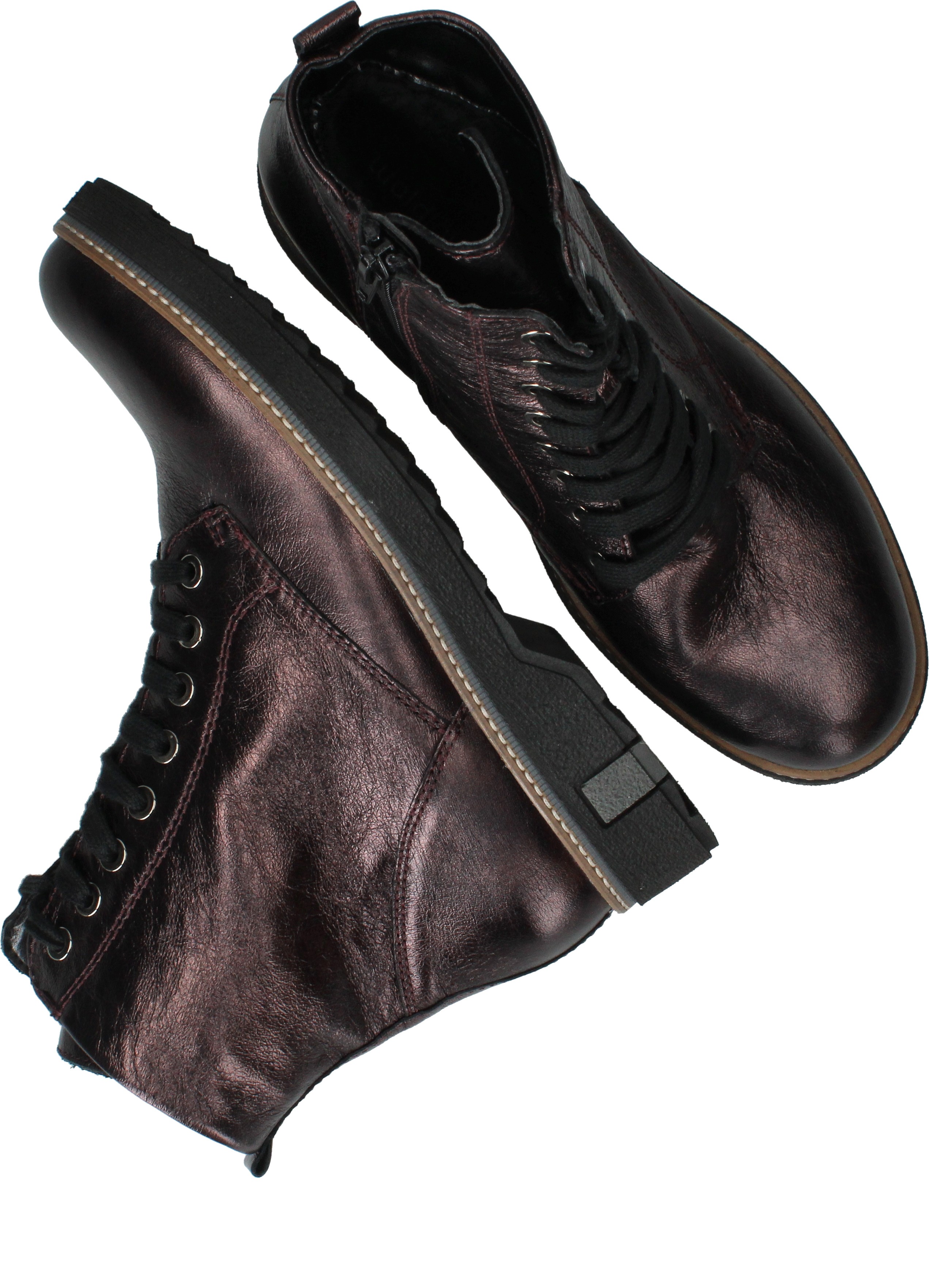 Waldlaufer Kitomi Veterboots Dames Bruin – foto 3