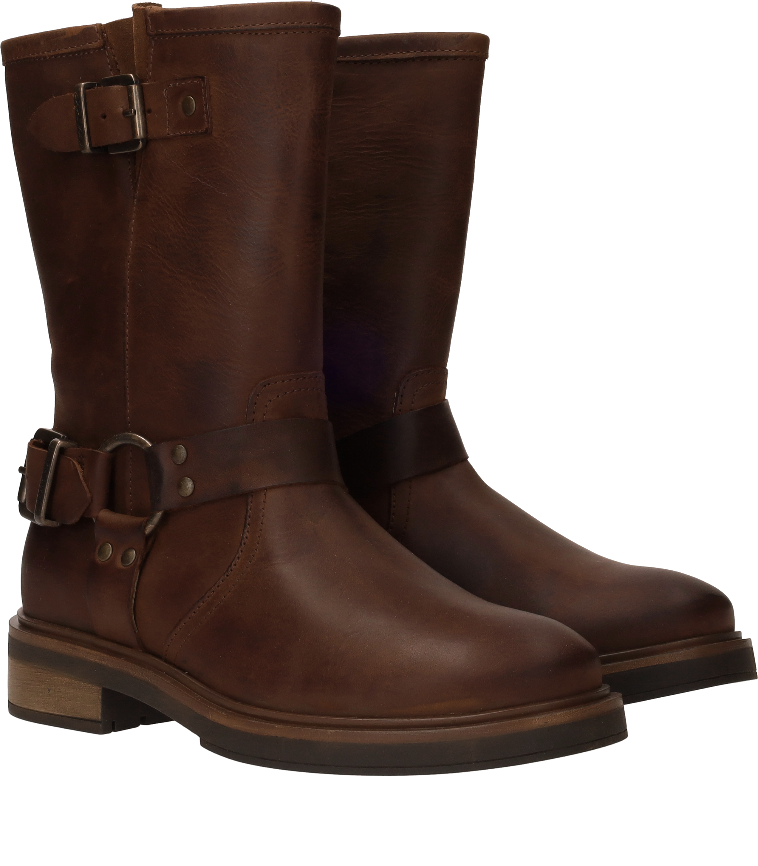 Palpa Bikerboots Dames Bruin