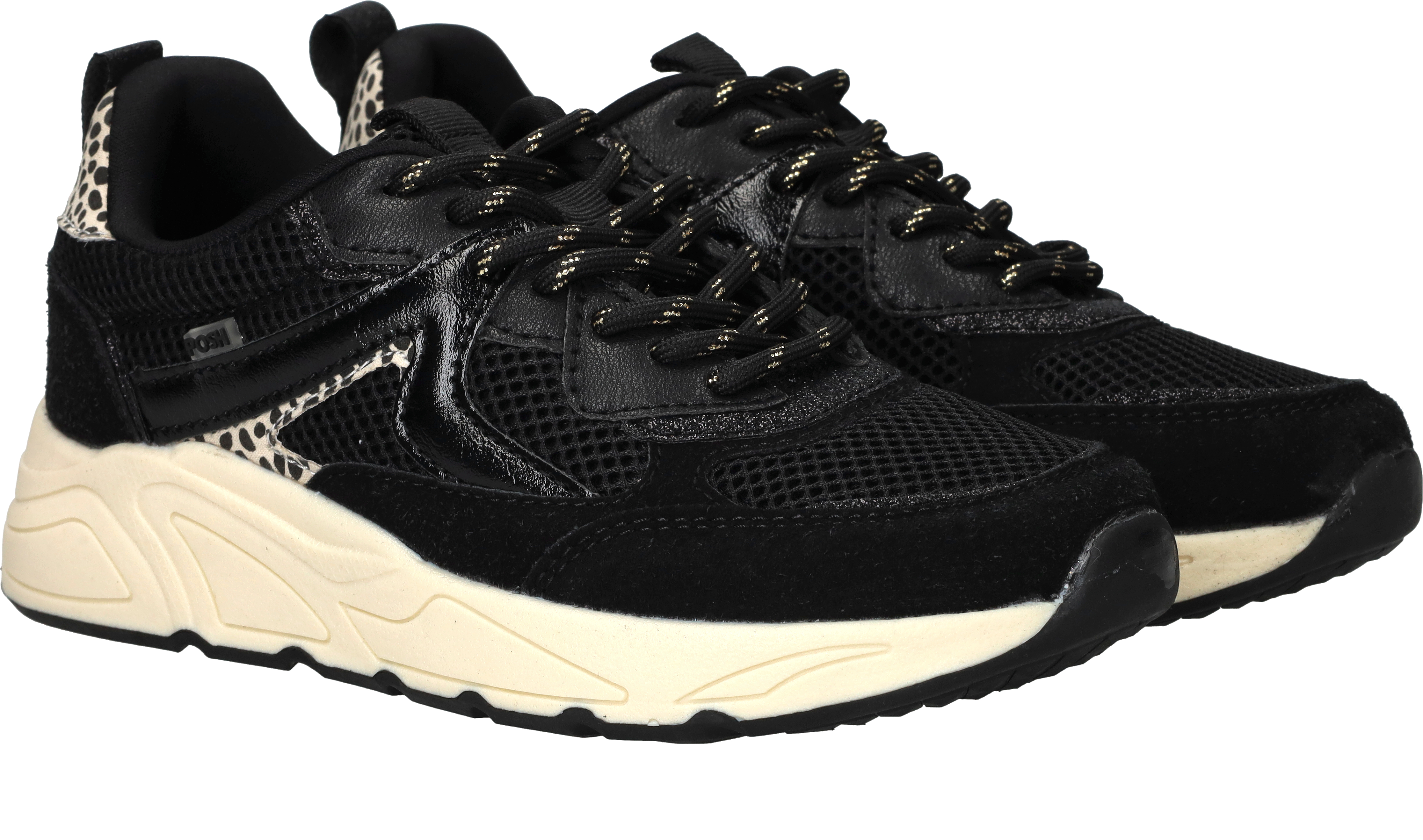 POSH By Poelman Sneakers Heren Zwart