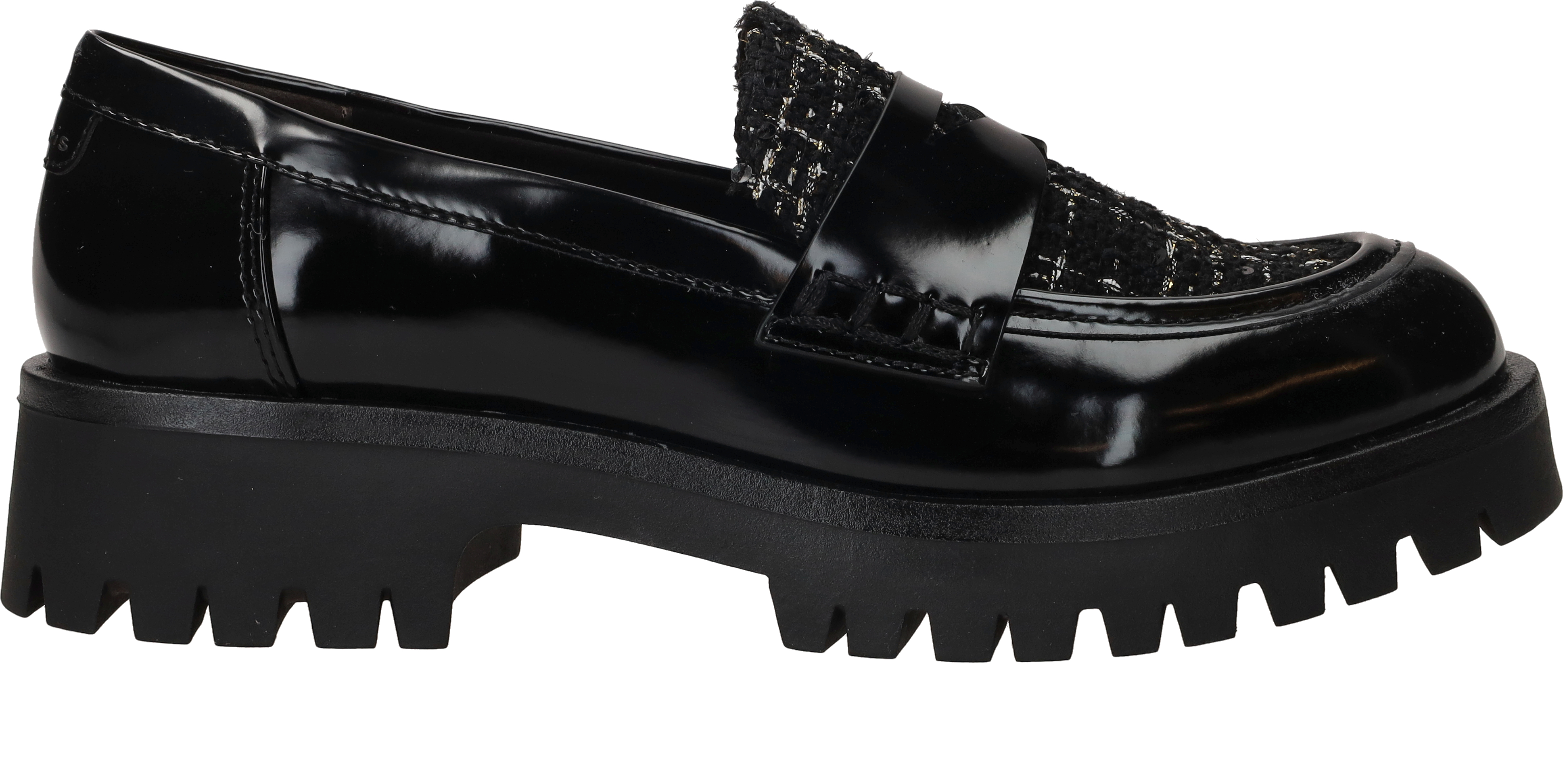 Tamaris Loafers Dames Zwart