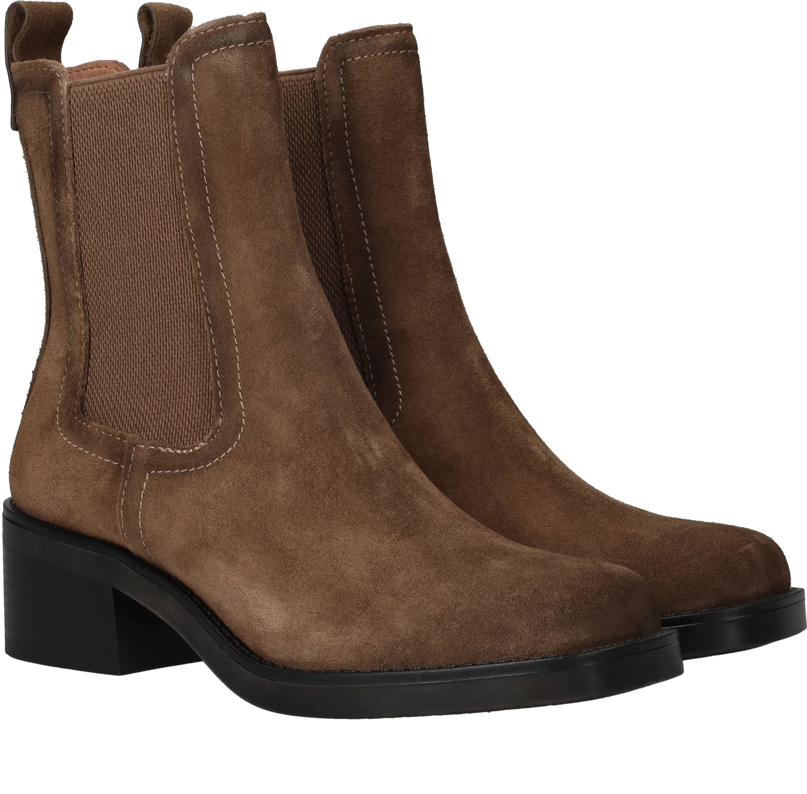 Tamaris Chelseaboots Dames Bruin