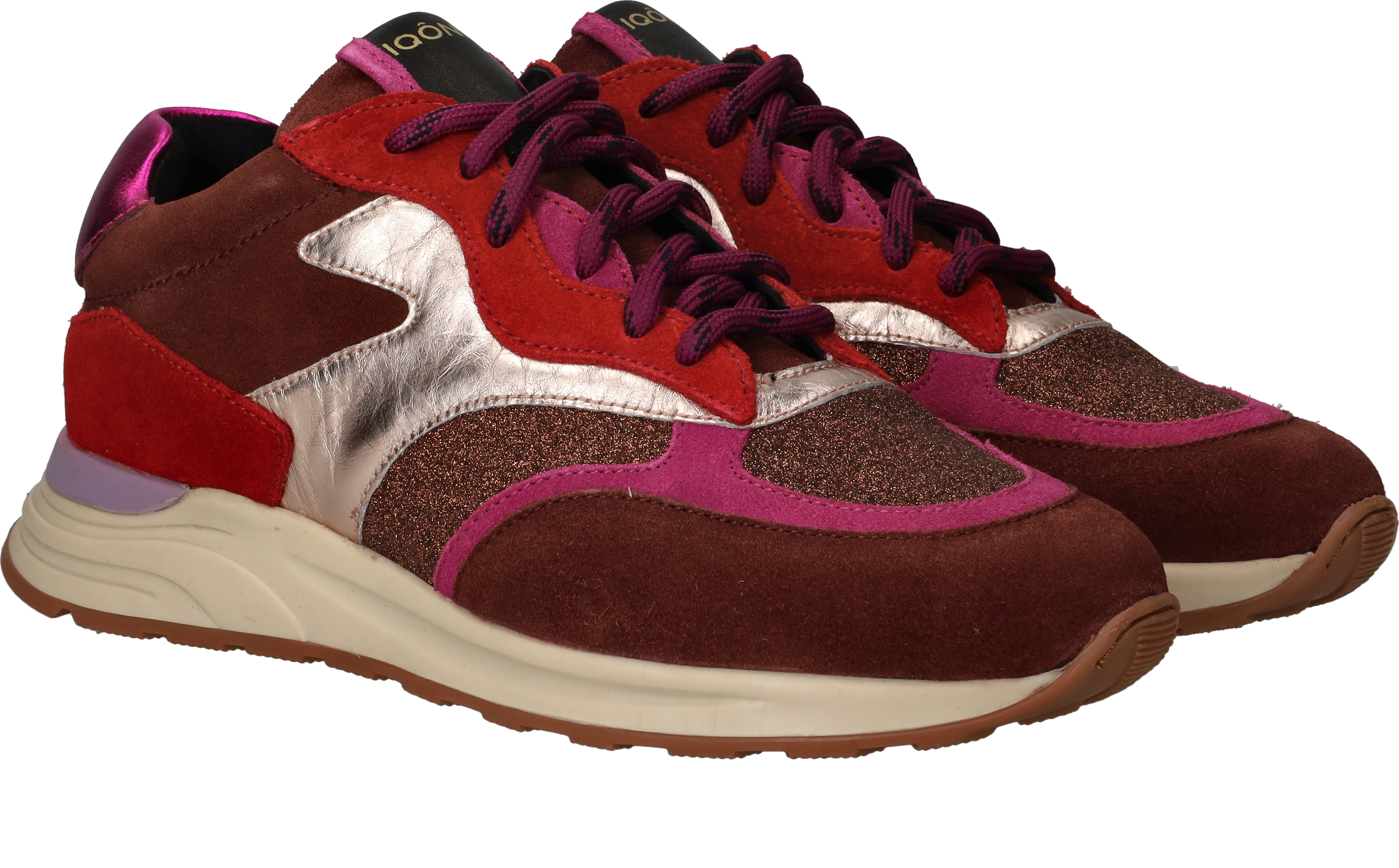 IQÔNIC Sneakers  Rood